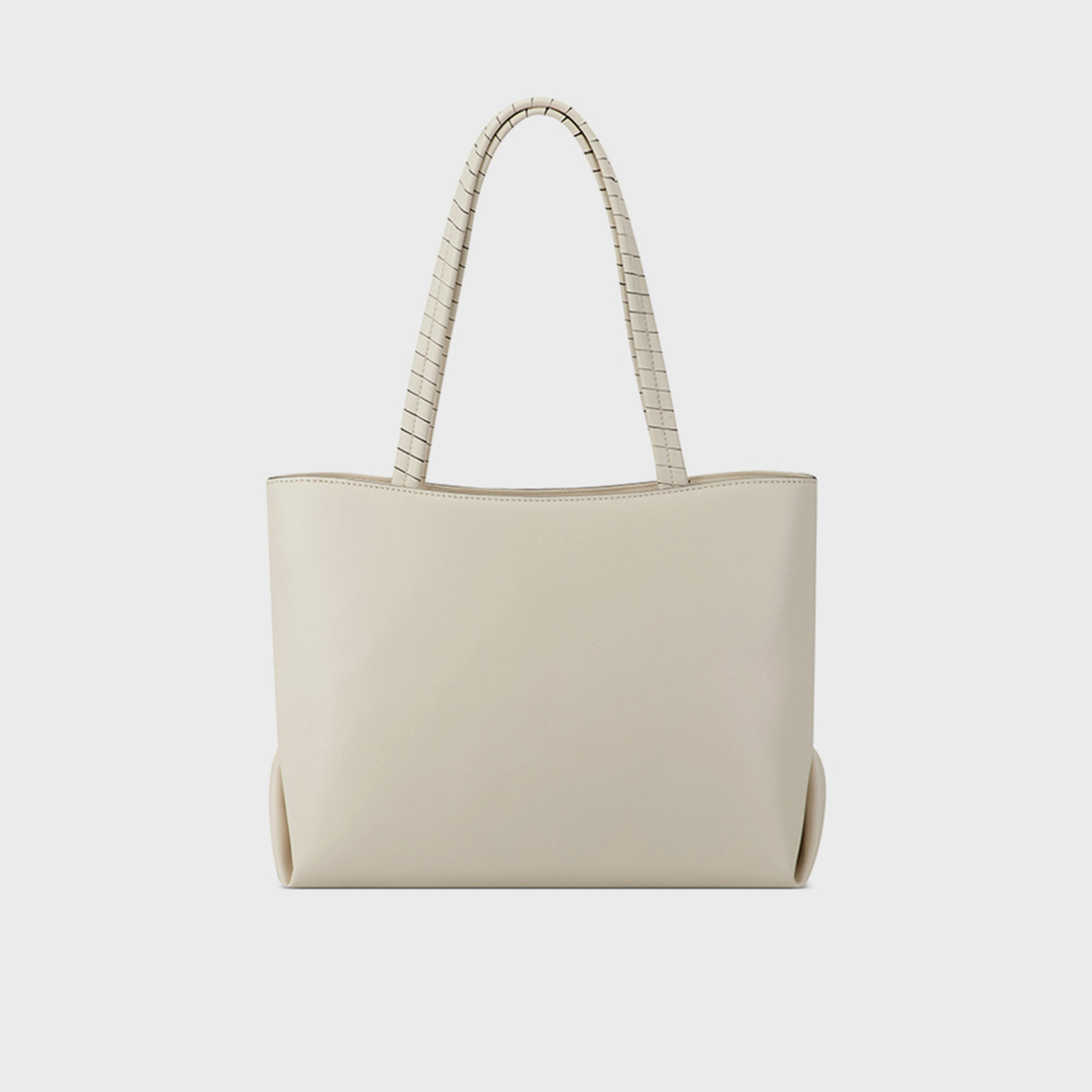 ناين ويست- شنطة إرينا توت بسيطة بمقبض مزدوج وإغلاق بسحاب-women-bagsandwallets-handbags-image-2
