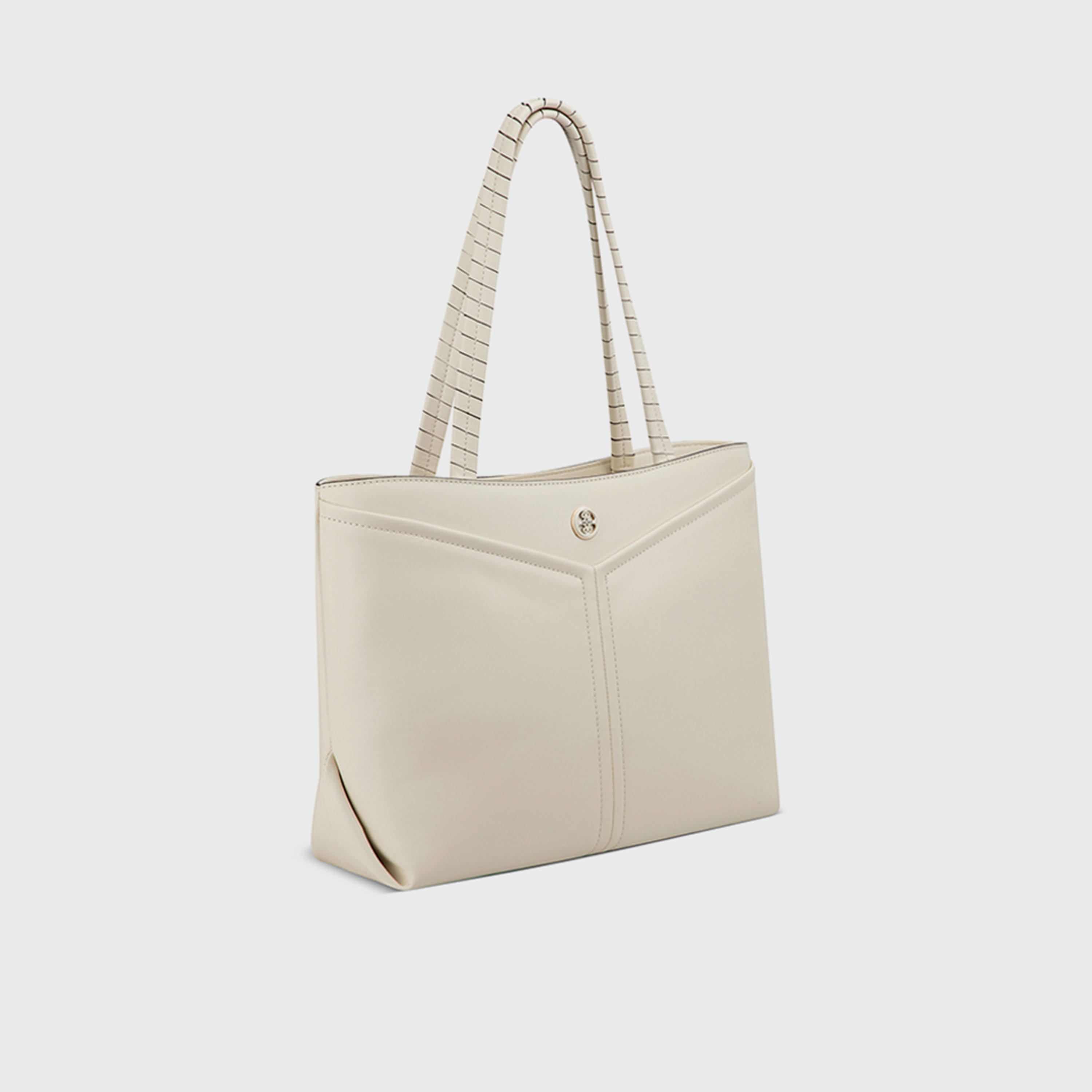 Nine West Erina Plain Double Handle Tote Bag with Zipper Closure-women-bagsandwallets-handbags-image-3