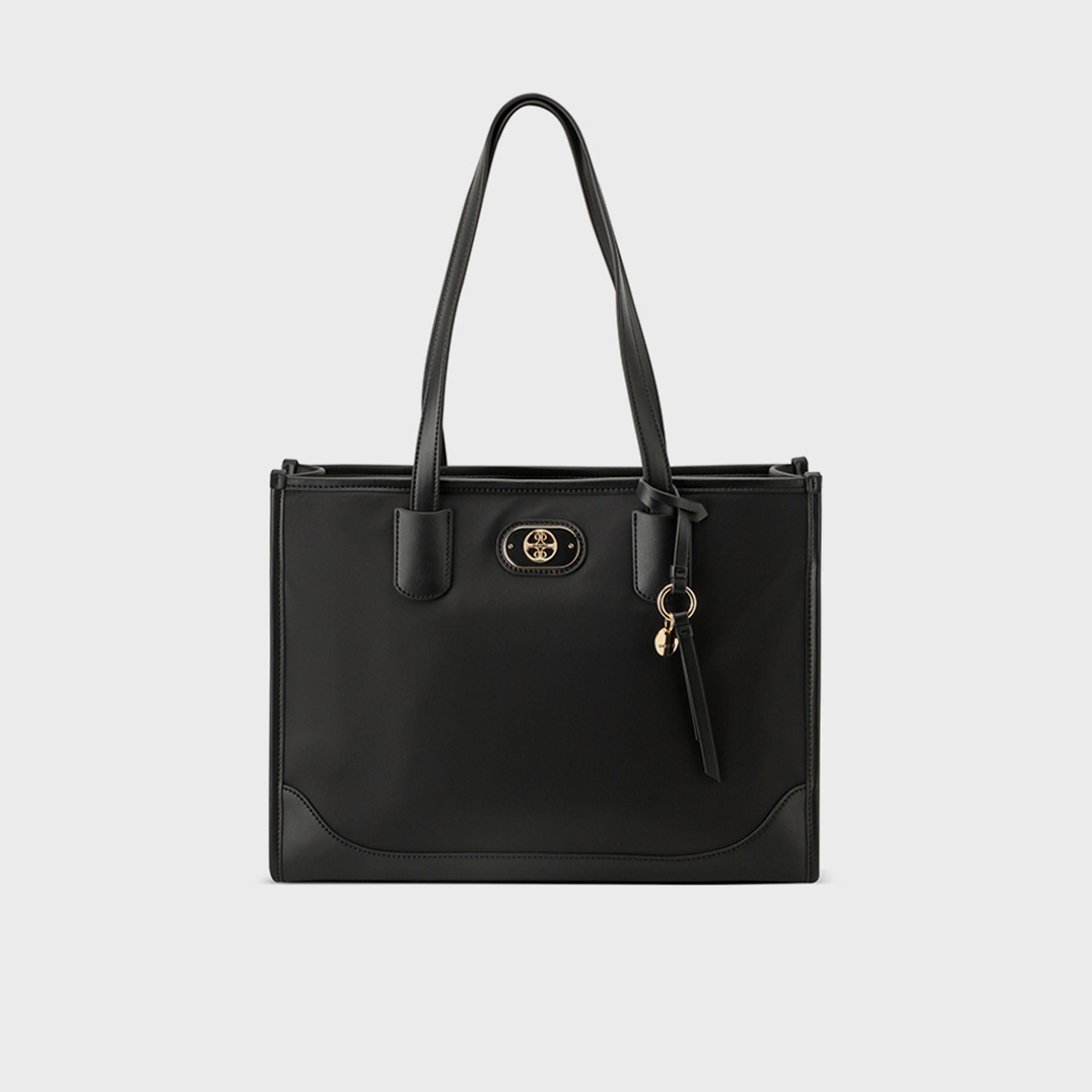 ناين ويست- شنطة إيلي توت بمقبض مزدوج وسحاب للإغلاق-women-bagsandwallets-handbags-image-1