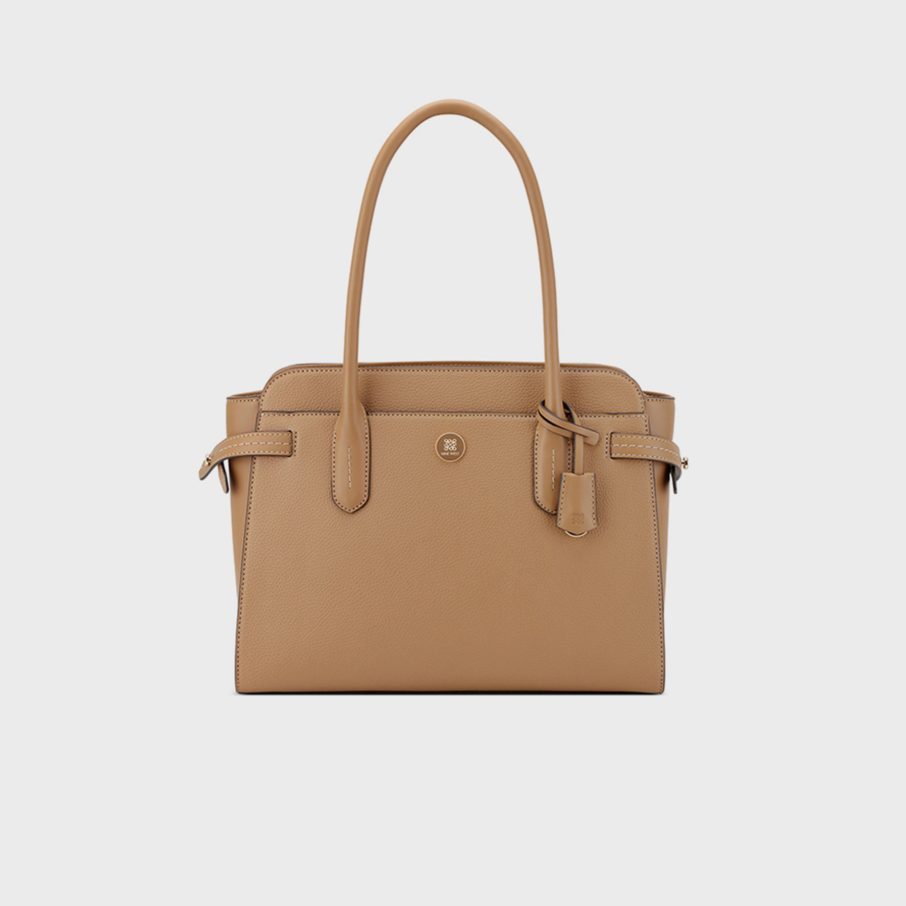 Nine West Nami Plain Double Handle Tote Bag with Zipper Closure-women-bagsandwallets-handbags-image-1