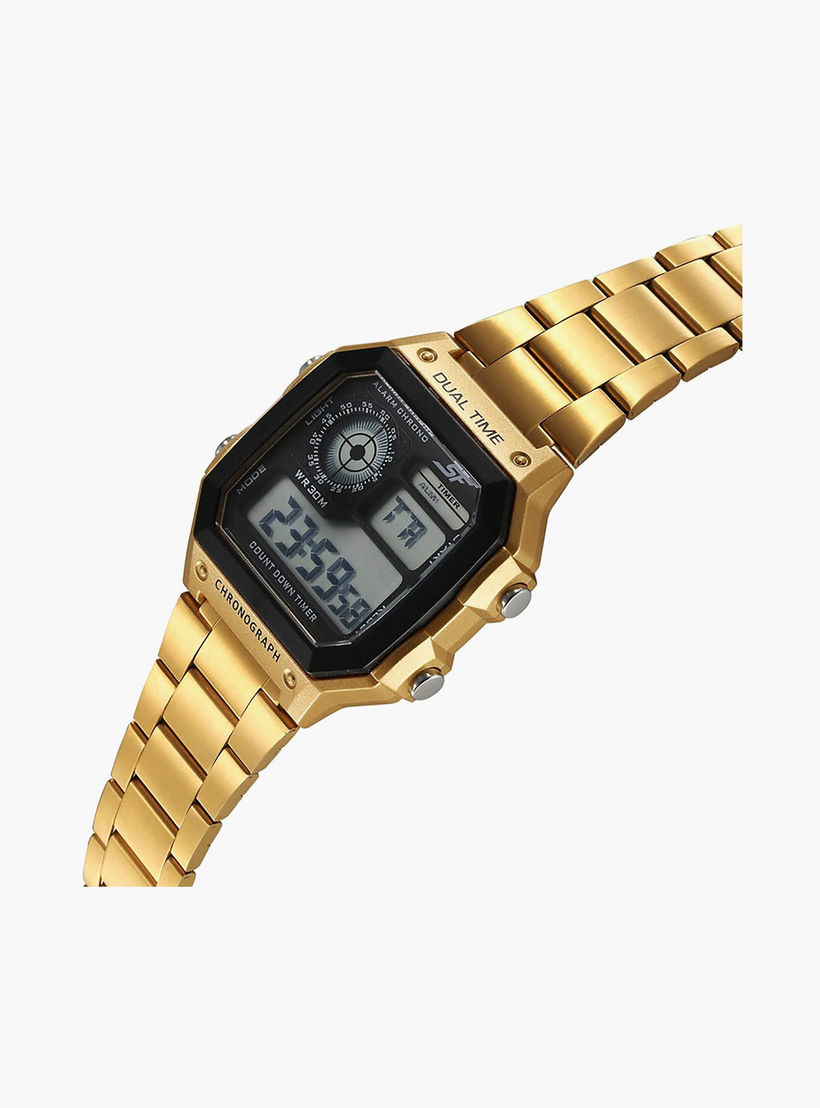Sonata Gold Digital Stainless Steel Watch | 77134PM03-men-watchesandjewellery-watches-image-3