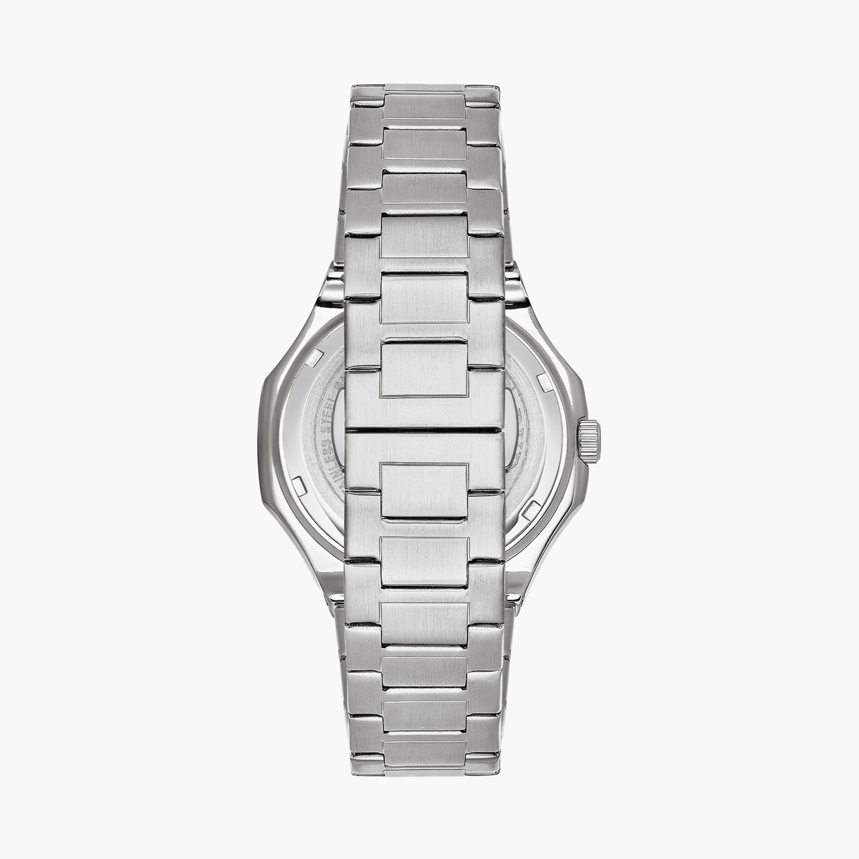 Omax Women's 42MM Silver Analog Metal Strap Watch | 00BFD006V004-women-watchesandjewellery-watches-image-3
