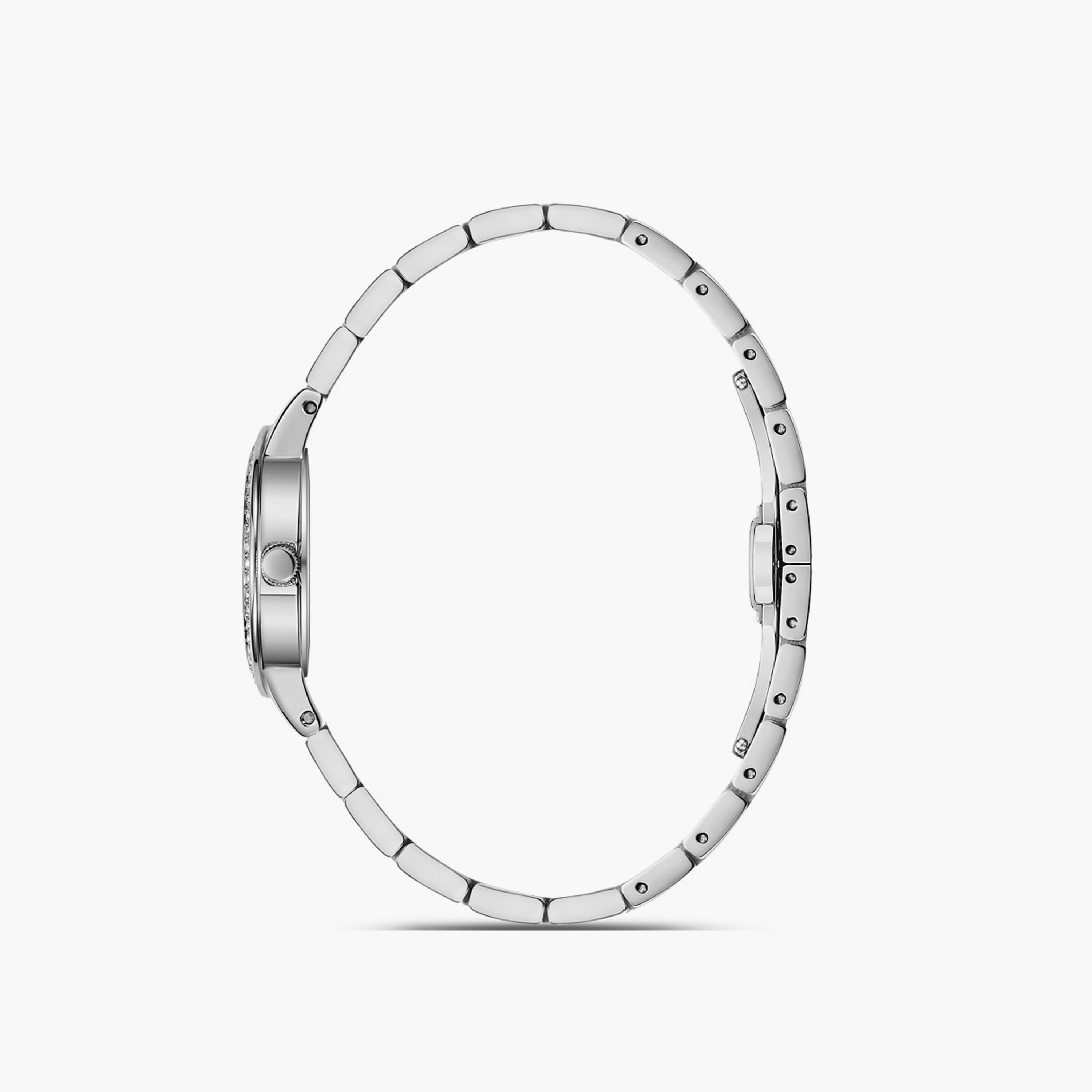 Omax Women's 26MM Silver Analog Metal Strap Watch | SQ-BS006PU3S-women-watchesandjewellery-watches-image-2