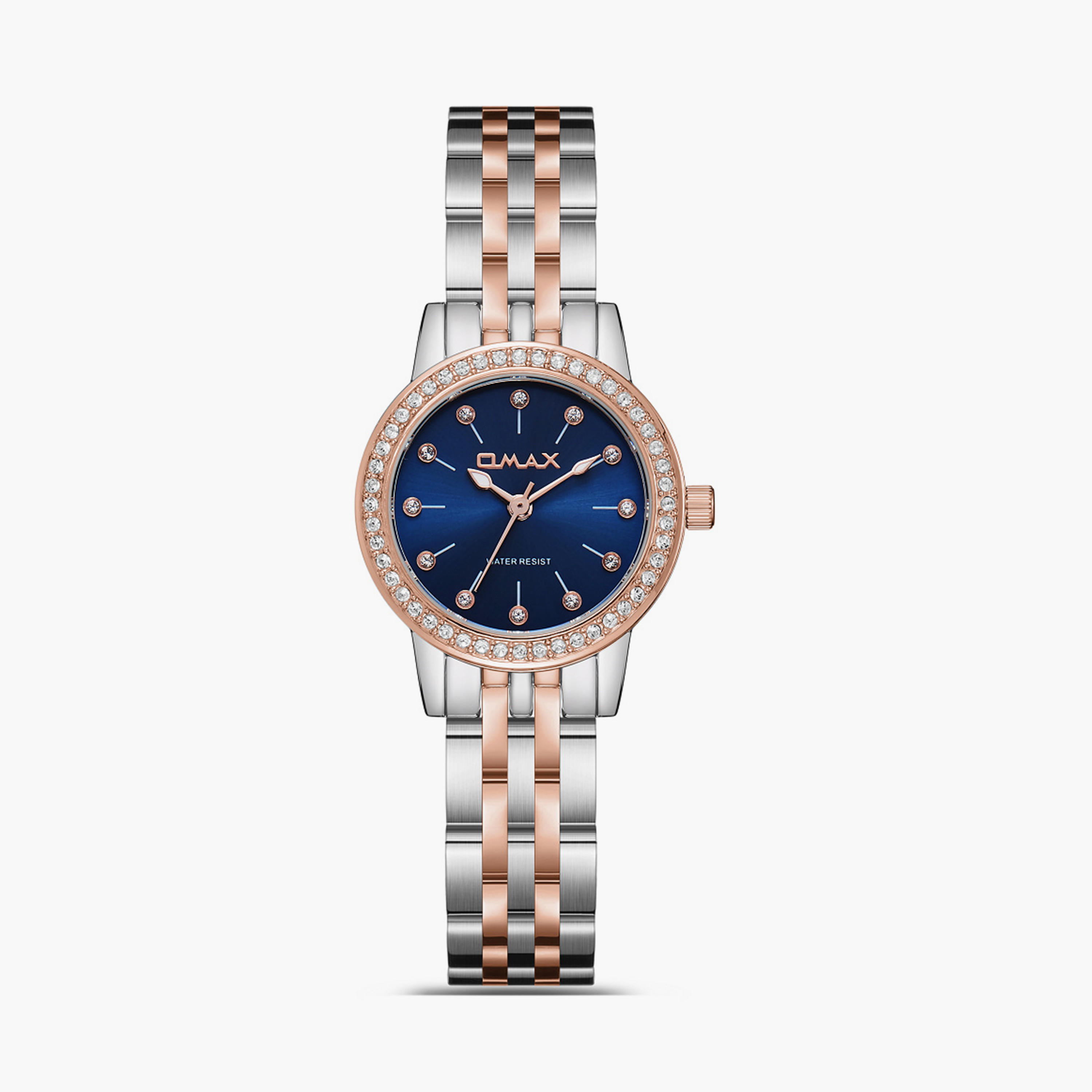 أوماكس- ساعة تناظرية   للنساء  سوار معدني  لون ذهبي   26مم | SQ-BS006CNSS-women-watchesandjewellery-watches-image-1