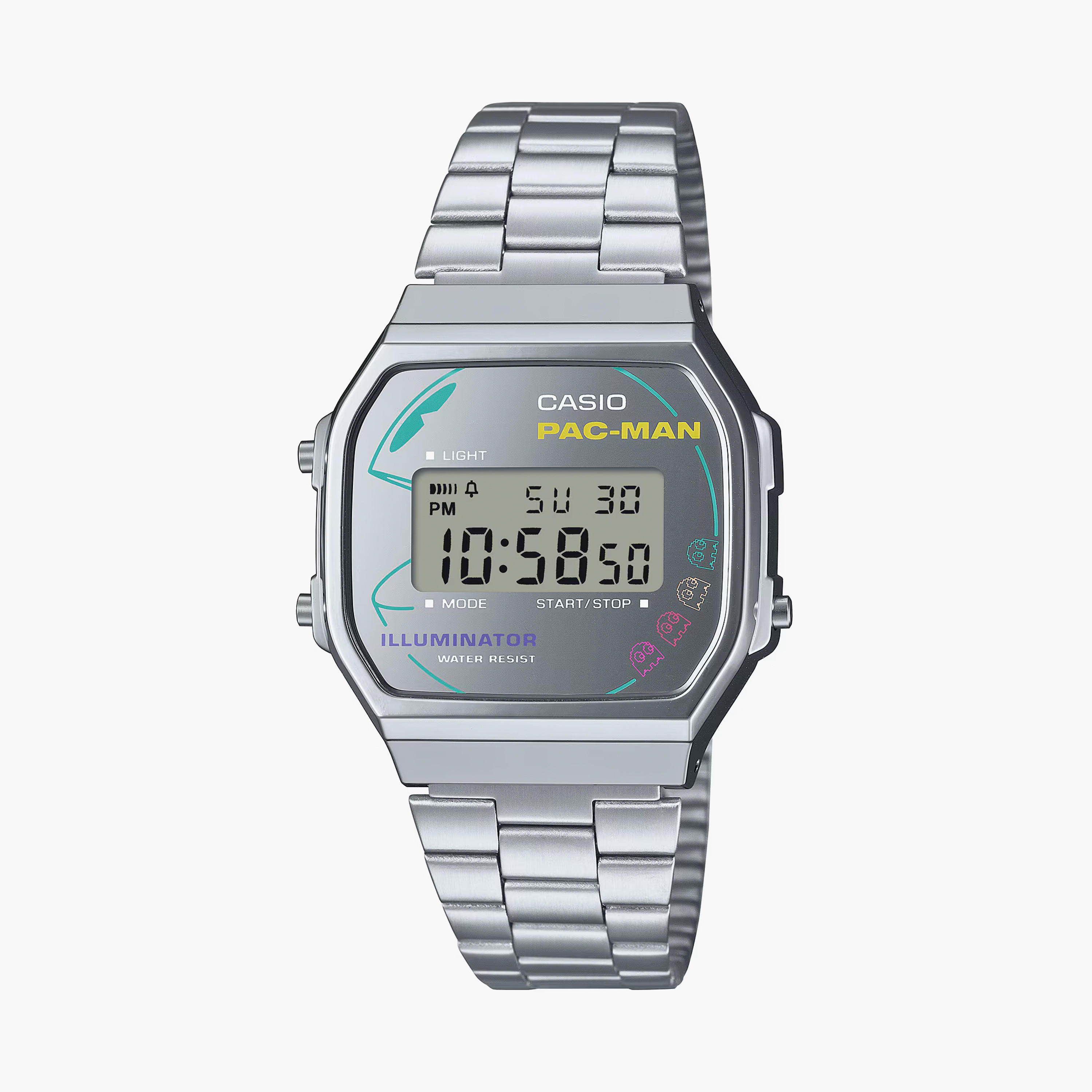 Casio Men's Gold Digital Stainless Steel Strap Watch -A159WGEA-1DF-men-watchesandjewellery-watches-image-1