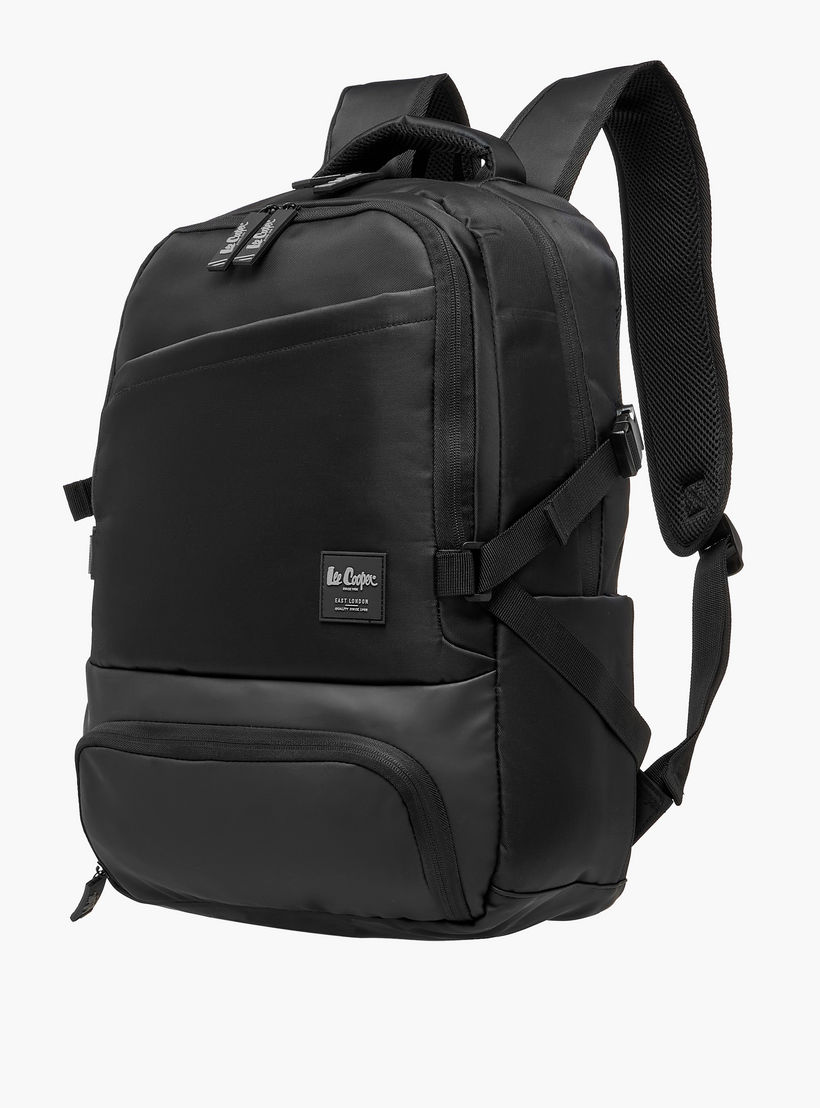 شنطة ظهر بألواح وسحاب إغلاق بسحاب وحمّالات قابلة للتعديل من لي كوبر - 47x32x15 سم-men-bags-image-4