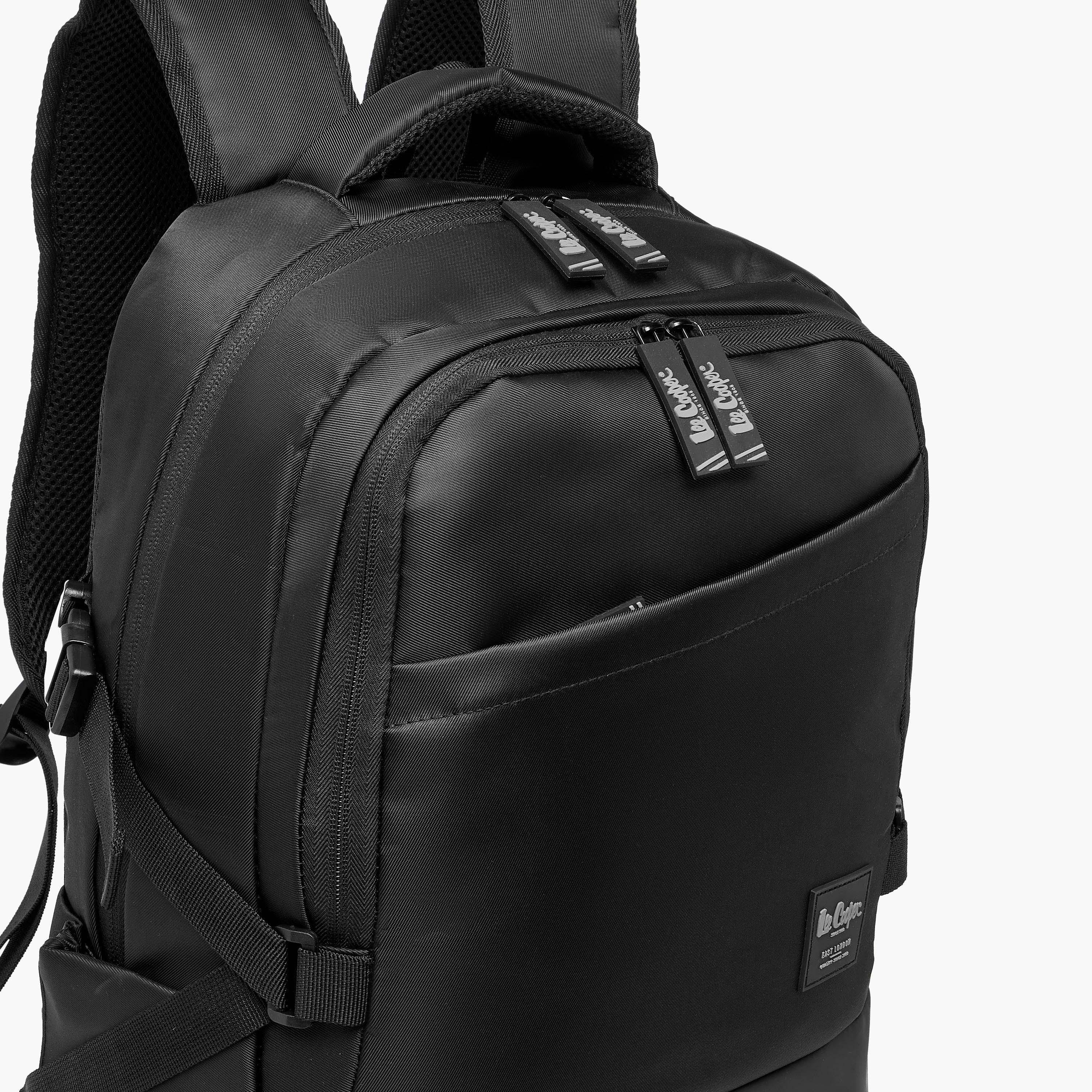 شنطة ظهر بألواح وسحاب إغلاق بسحاب وحمّالات قابلة للتعديل من لي كوبر - 47x32x15 سم-men-bags-image-7