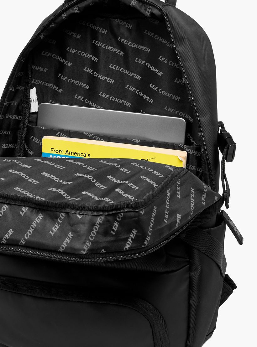 شنطة ظهر بألواح وسحاب إغلاق بسحاب وحمّالات قابلة للتعديل من لي كوبر - 47x32x15 سم-men-bags-image-9