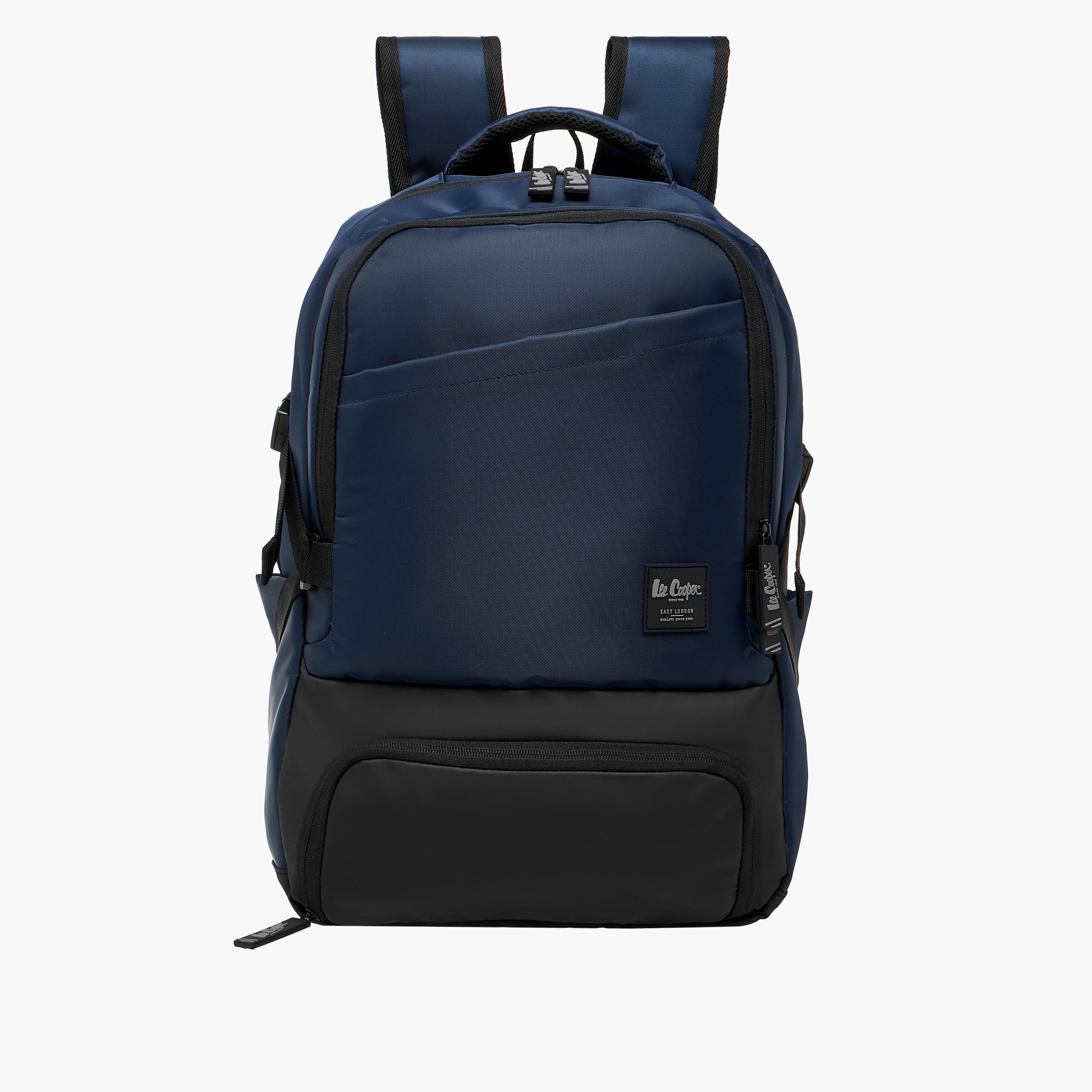 شنطة ظهر بألواح وسحاب إغلاق بسحاب وحمّالات قابلة للتعديل من لي كوبر - 47x32x15 سم-men-bags-image-1