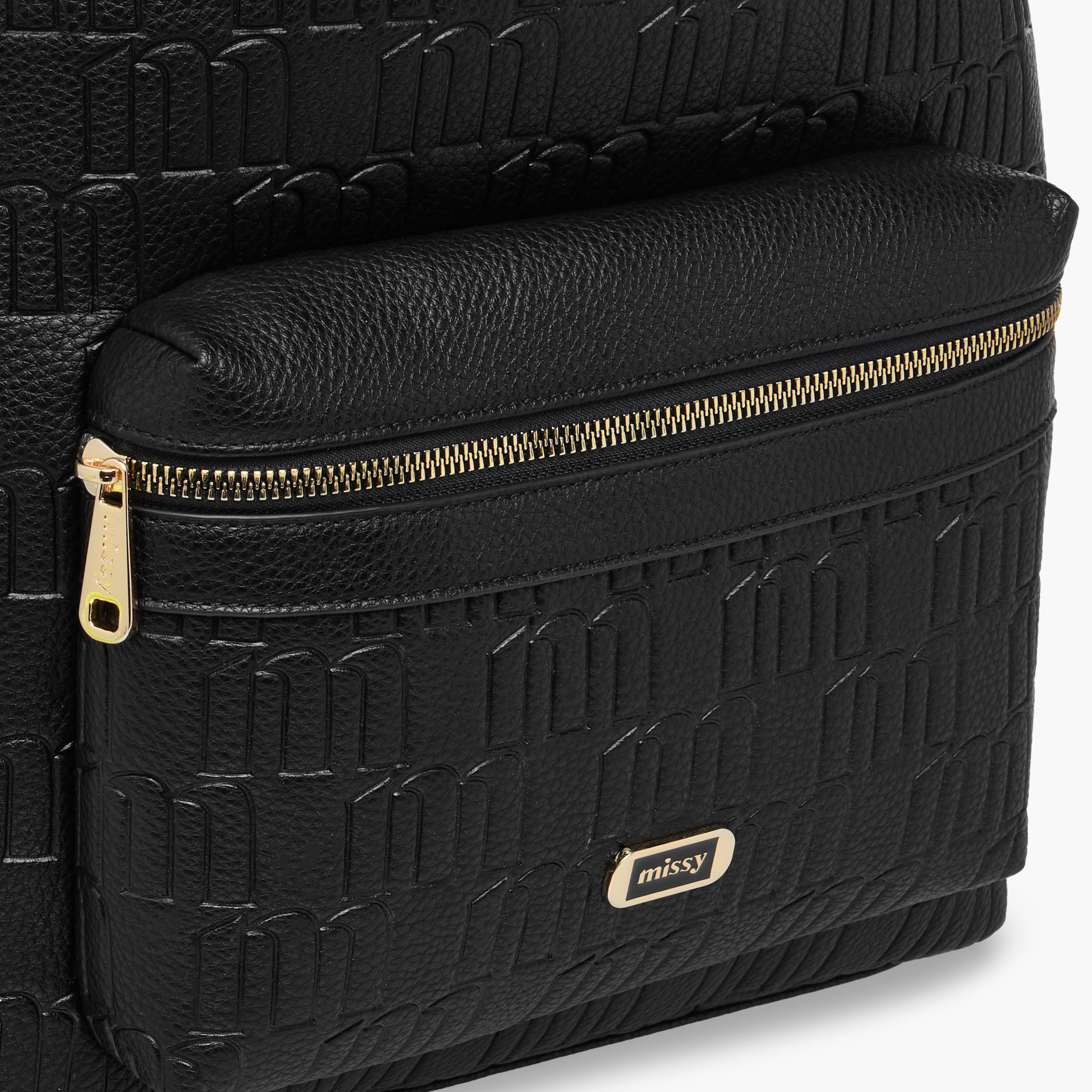 Missy Monogram Embossed Backpack with Laptop Compartment-women-bagsandwallets-backpacks-image-6
