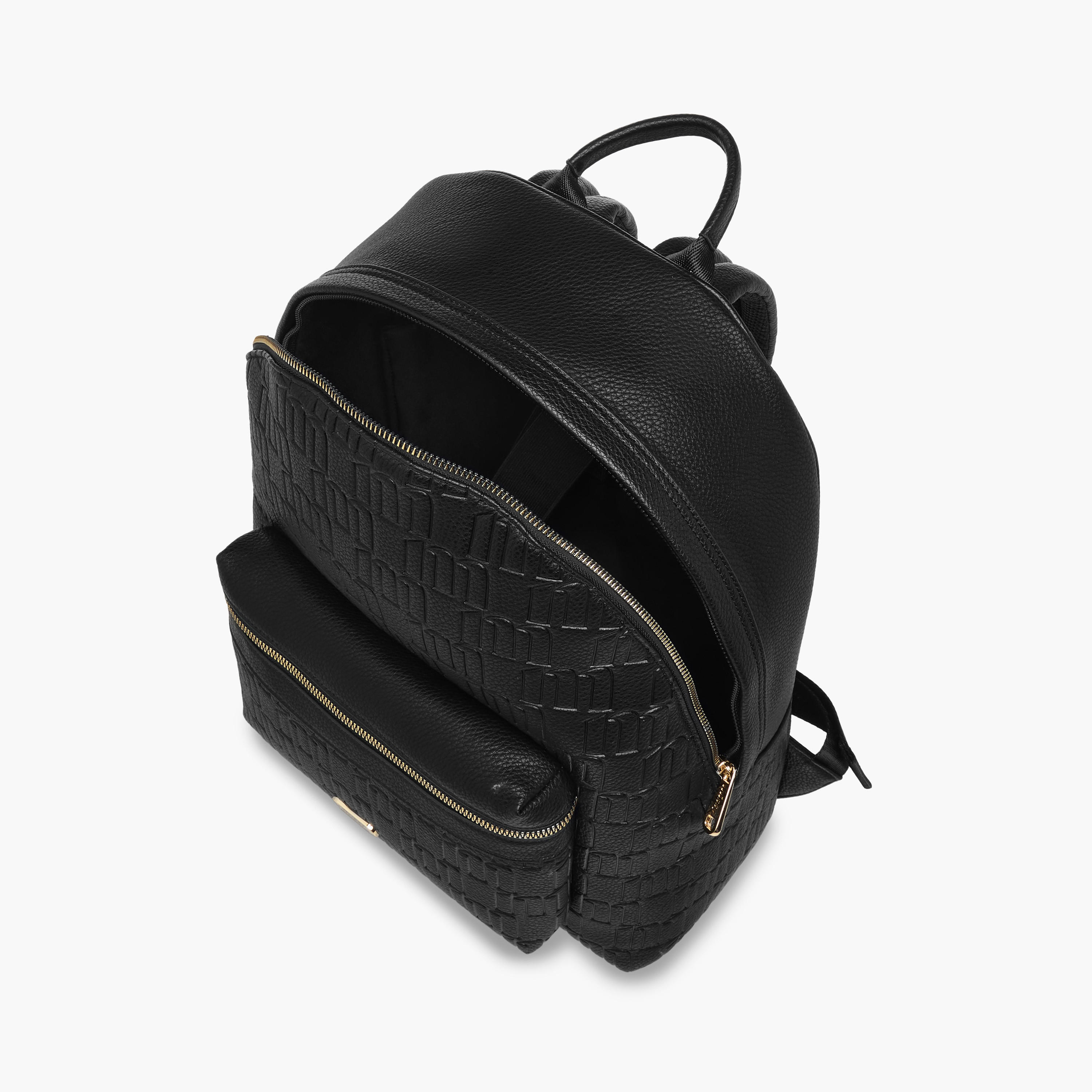 Missy Monogram Embossed Backpack with Laptop Compartment-women-bagsandwallets-backpacks-image-8