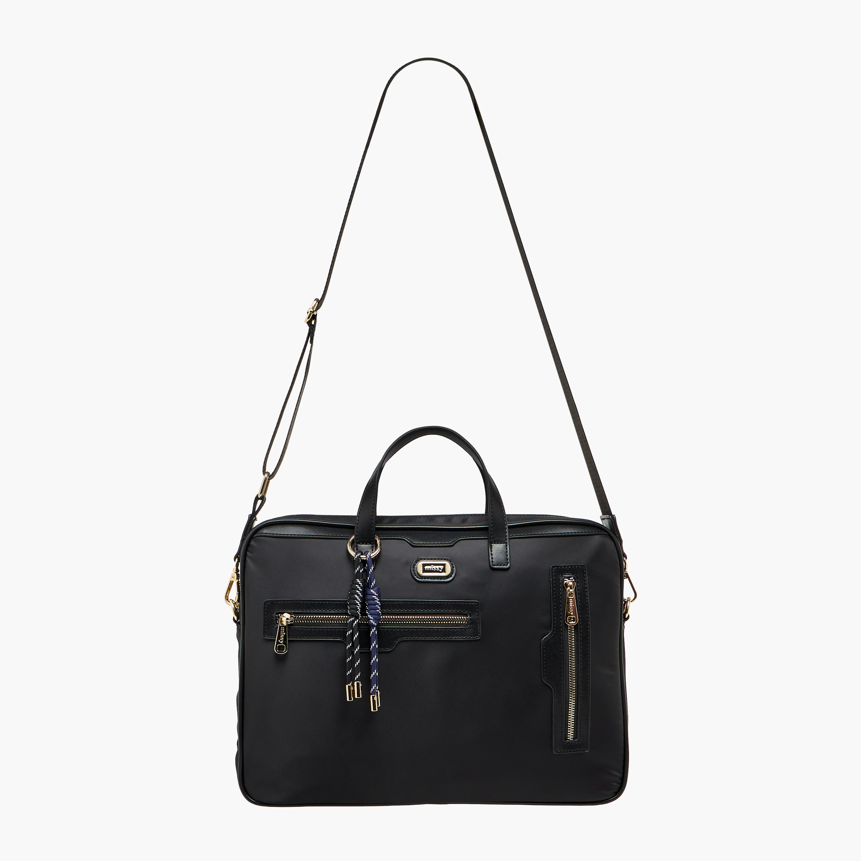 شنطة لابتوب سادة بحزام قابل للفصل من ميسي-women-bagsandwallets-handbags-image-3