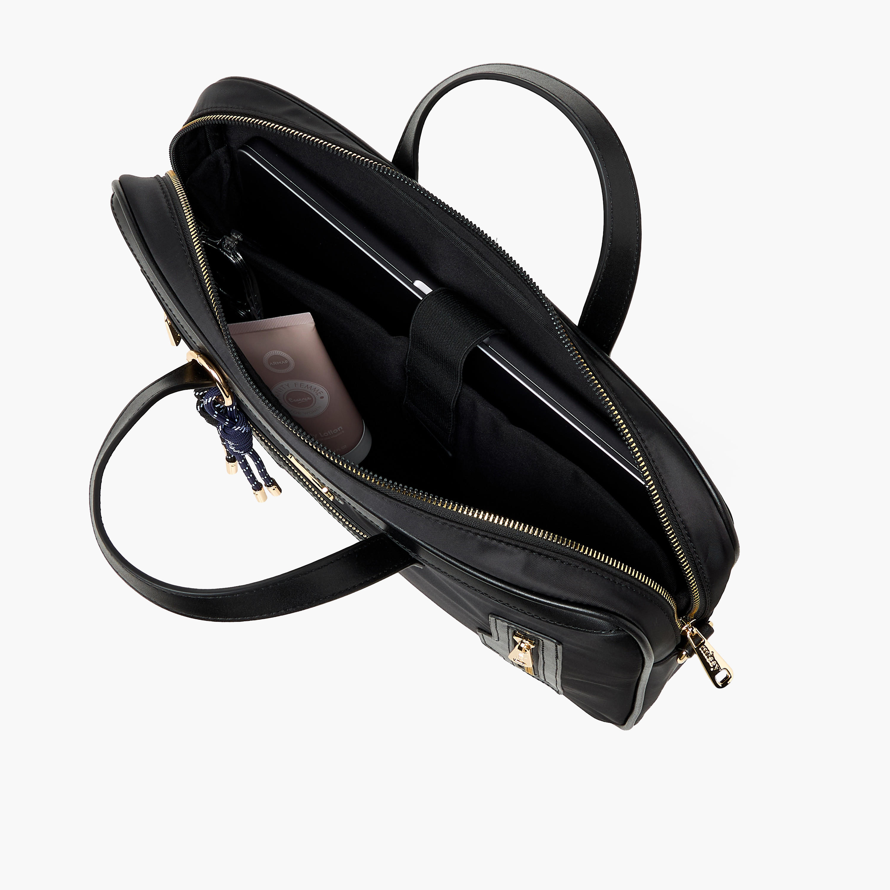 Missy Solid Laptop Bag with Detachable Strap-women-bagsandwallets-handbags-image-8