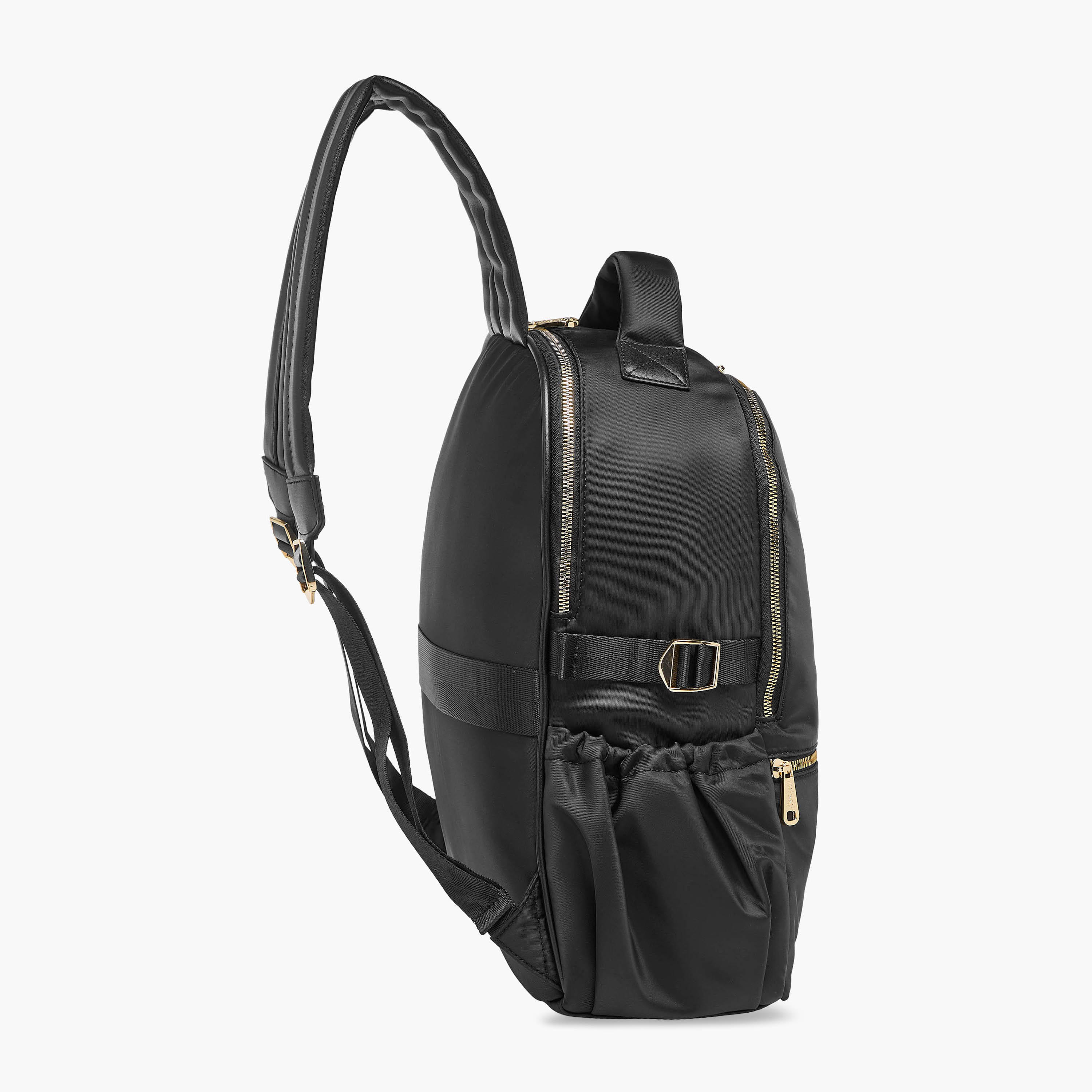 شنطة ظهر سادة بأحزمة كتف قابلة للتعديل وسحاب إغلاق من ميسي - 34x15x40 سم-women-bagsandwallets-backpacks-image-3