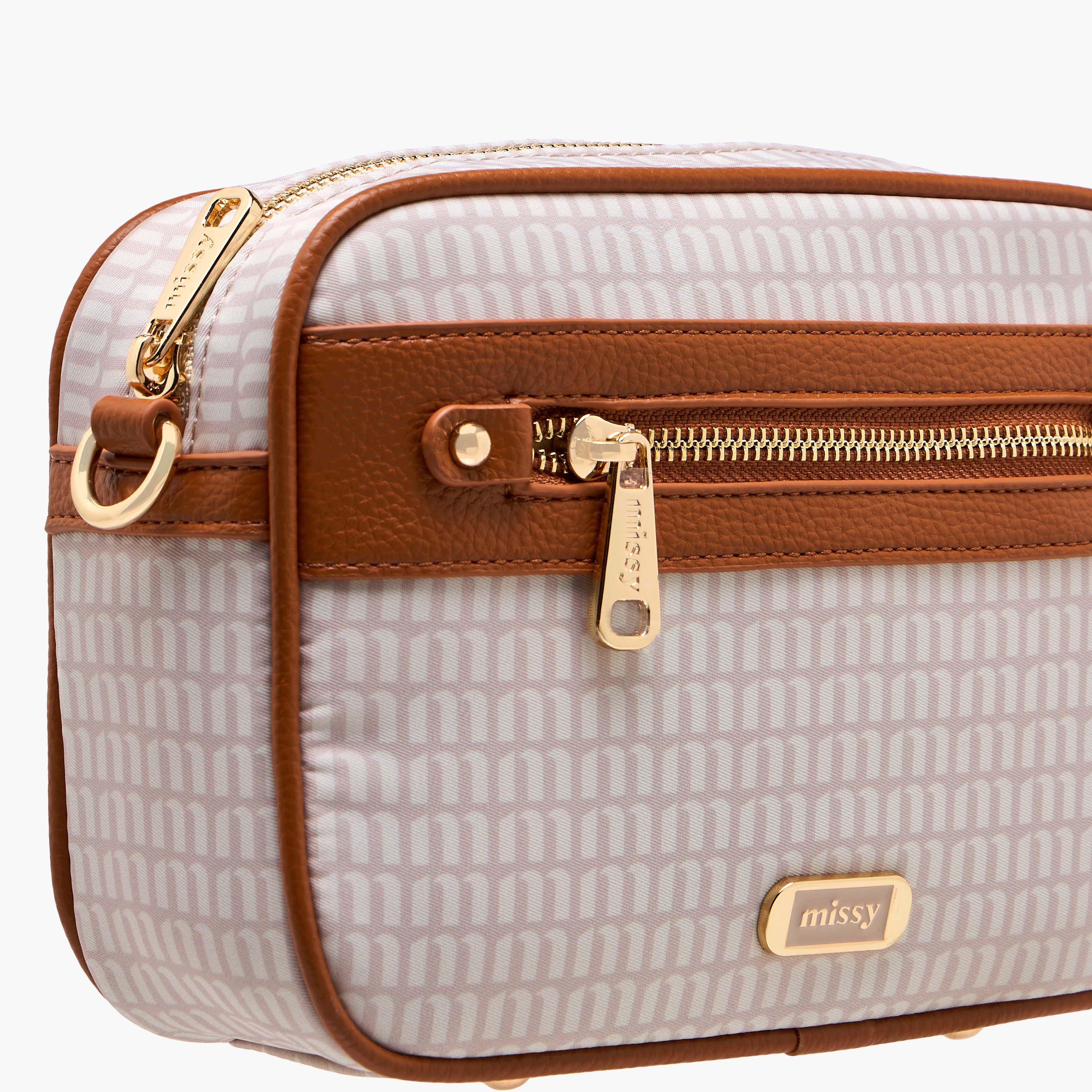 Missy Monogram Print Crossbody Bag with Detachable Strap and Zip Closure-women-bagsandwallets-handbags-image-5