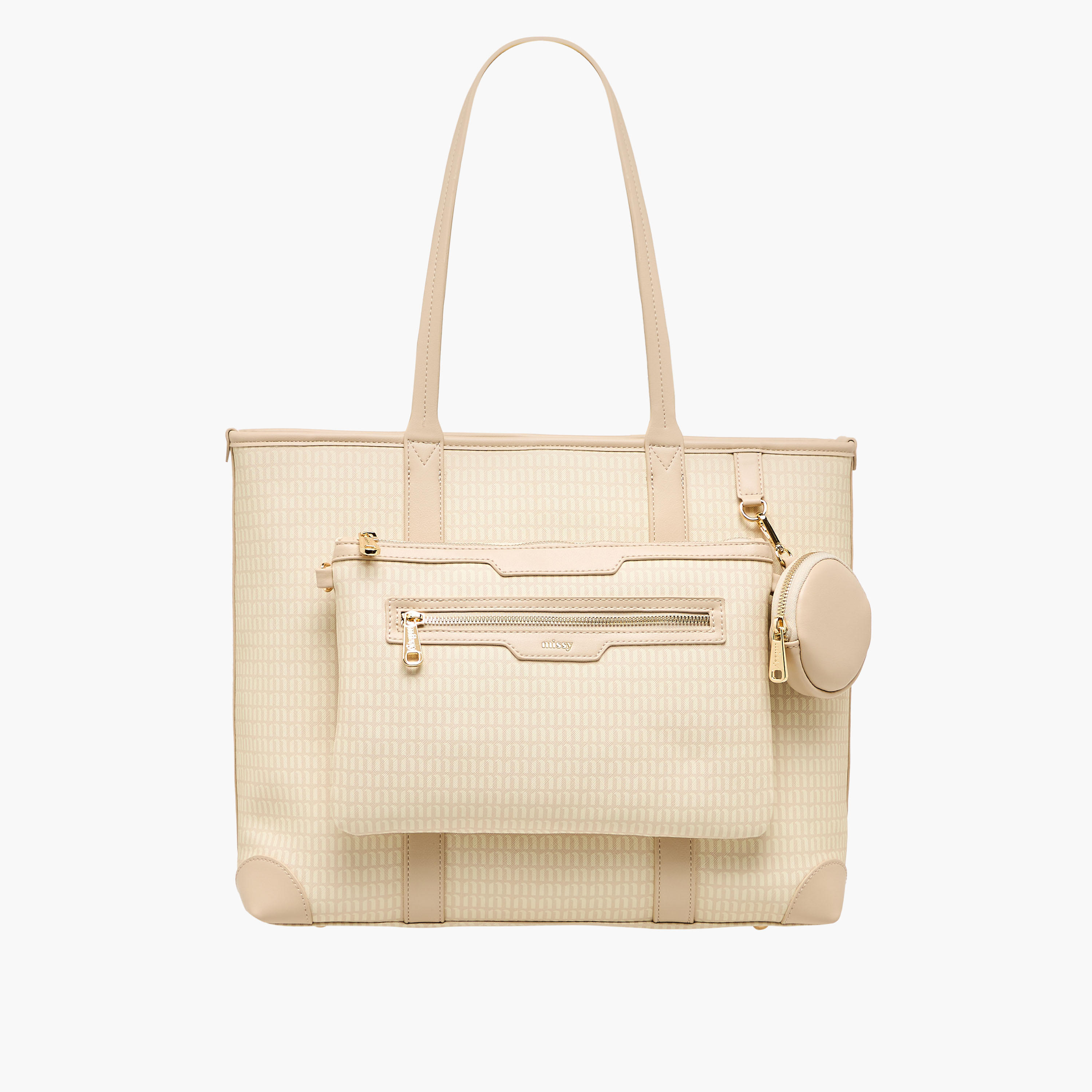 شنطة توتي بطبعات مونوجرام ومقبض مزدوج ومحفظة قابلة للفصل من ميسي-women-bagsandwallets-handbags-image-1