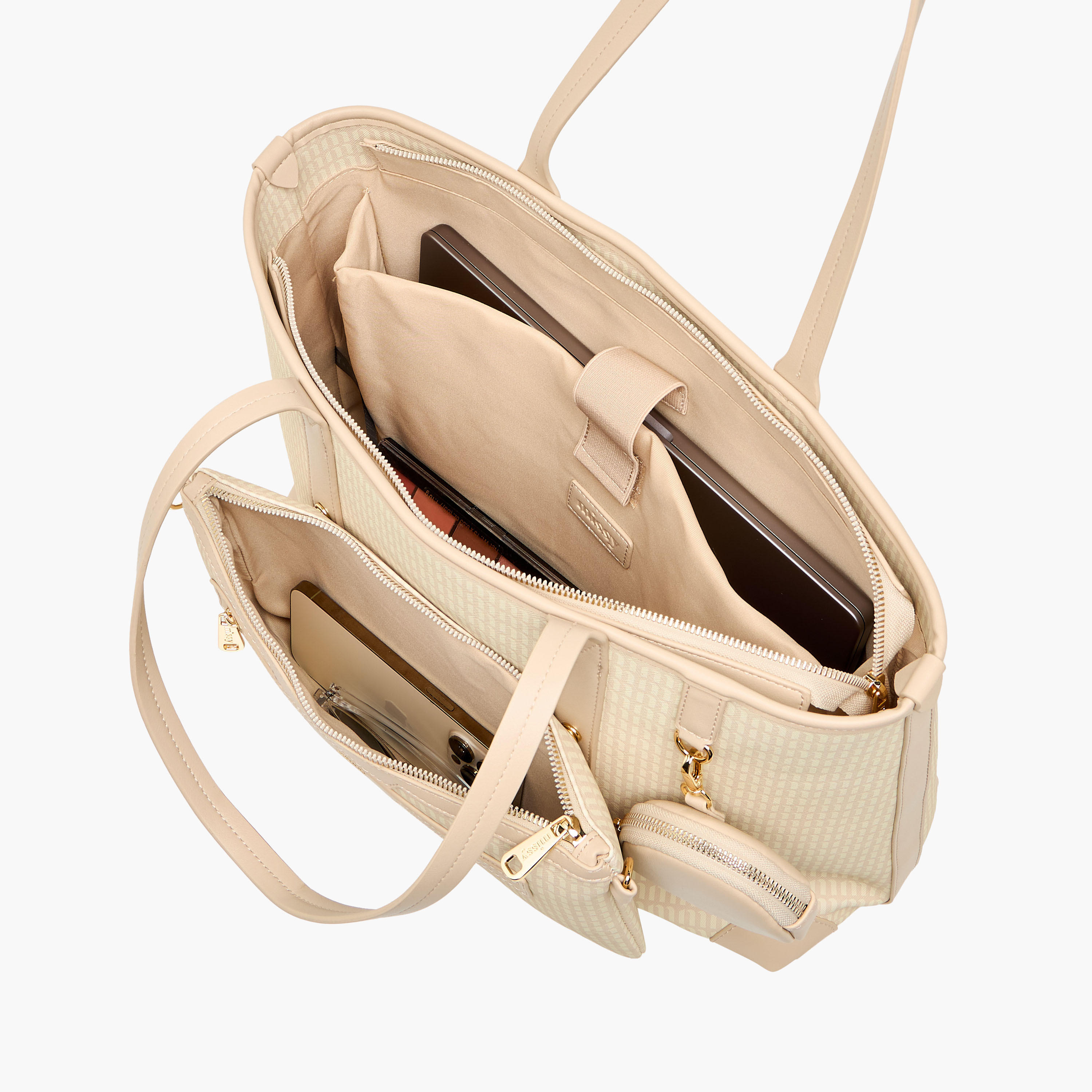 شنطة توتي بطبعات مونوجرام ومقبض مزدوج ومحفظة قابلة للفصل من ميسي-women-bagsandwallets-handbags-image-11