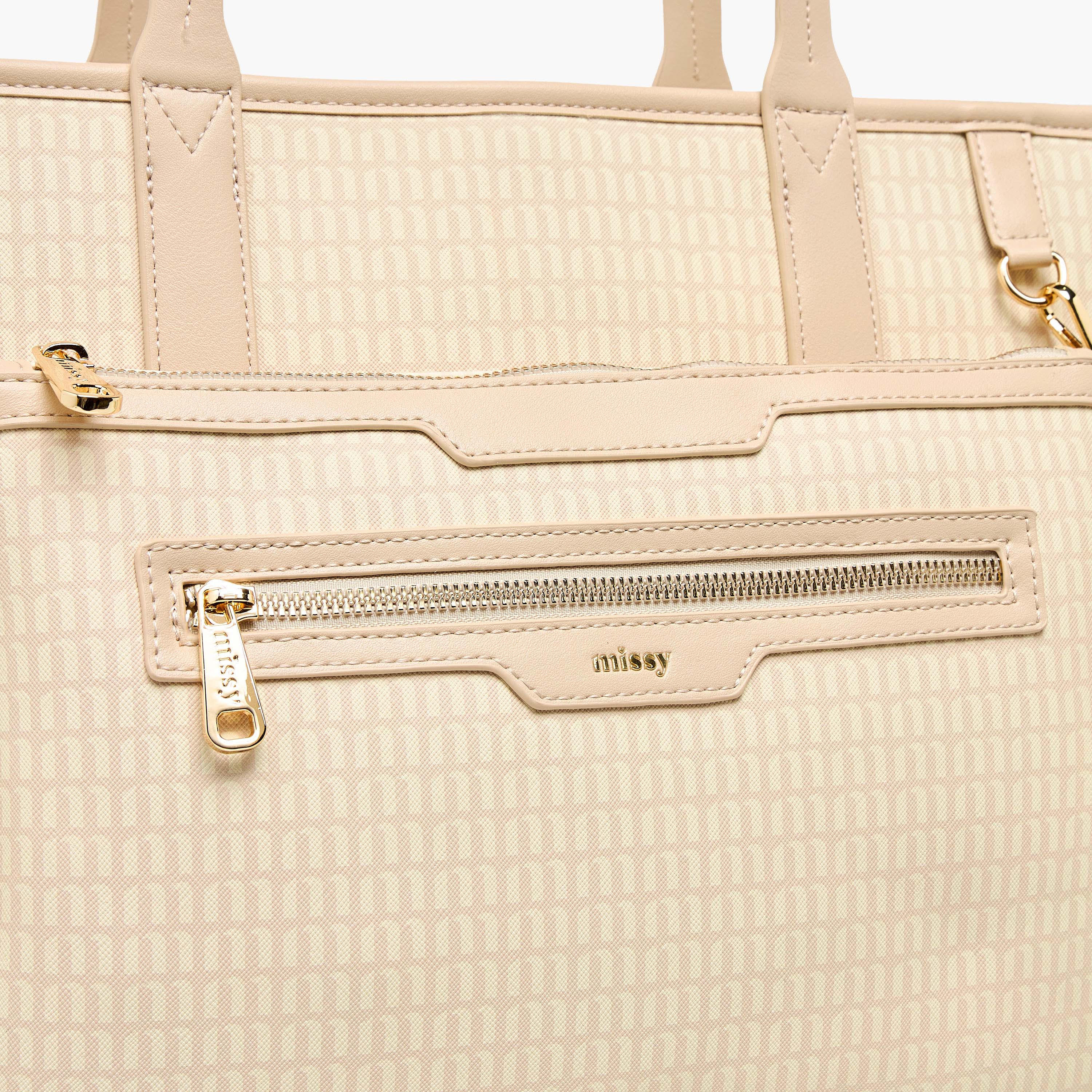 شنطة توتي بطبعات مونوجرام ومقبض مزدوج ومحفظة قابلة للفصل من ميسي-women-bagsandwallets-handbags-image-7