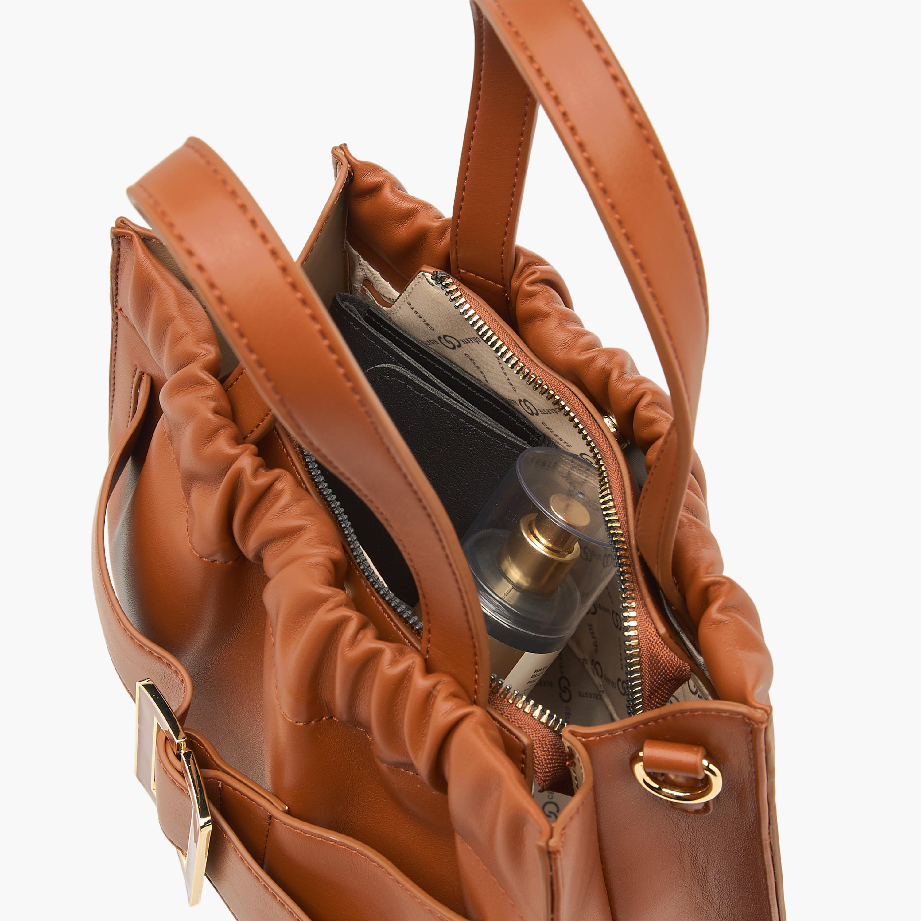 شنطة توتي بحزام قابل للتعديل وسحاب إغلاق وإبزيم زينة من سيليست-women-bagsandwallets-handbags-image-10