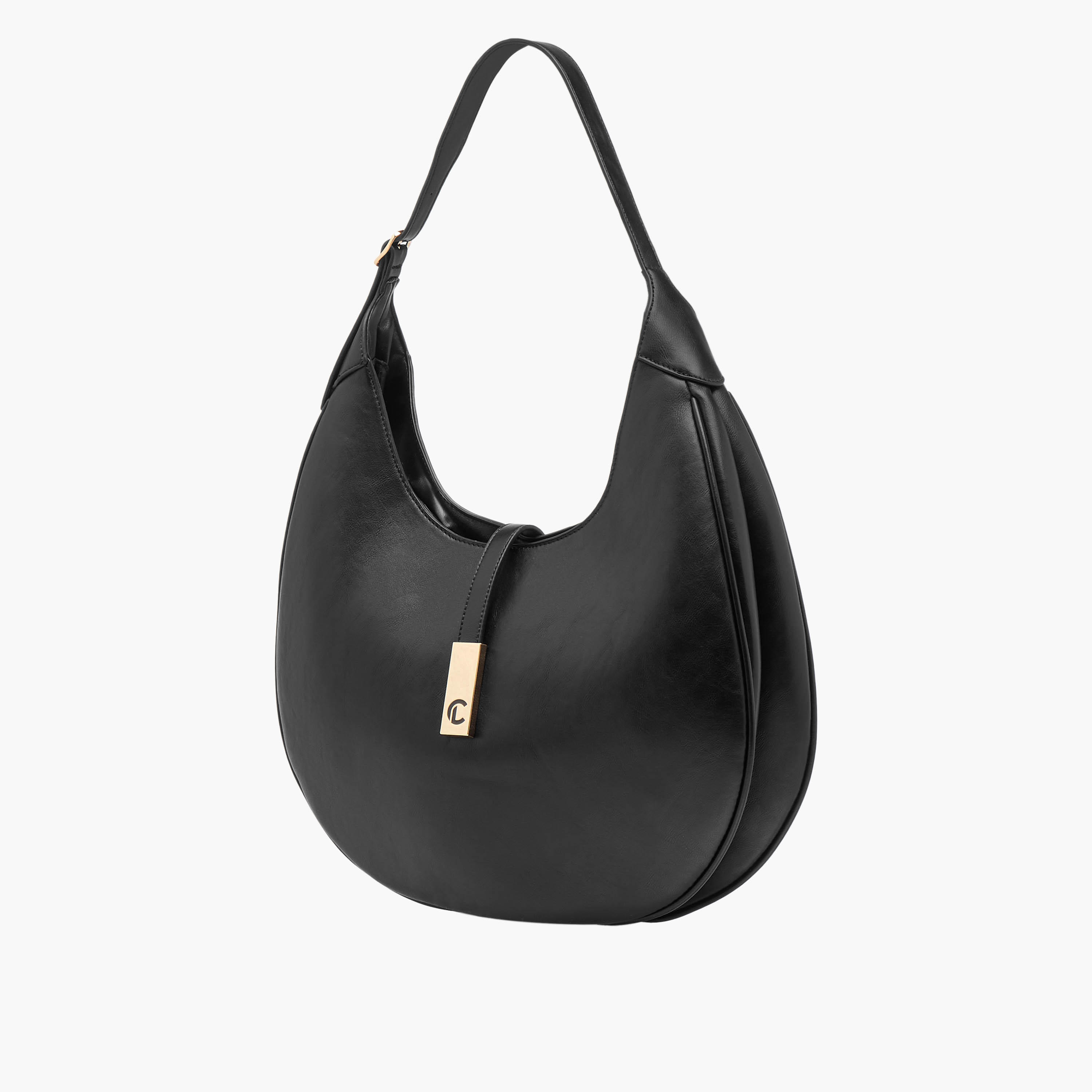 Le Confort Solid Shoulder Bag with Zip Closure-women-bagsandwallets-handbags-image-3