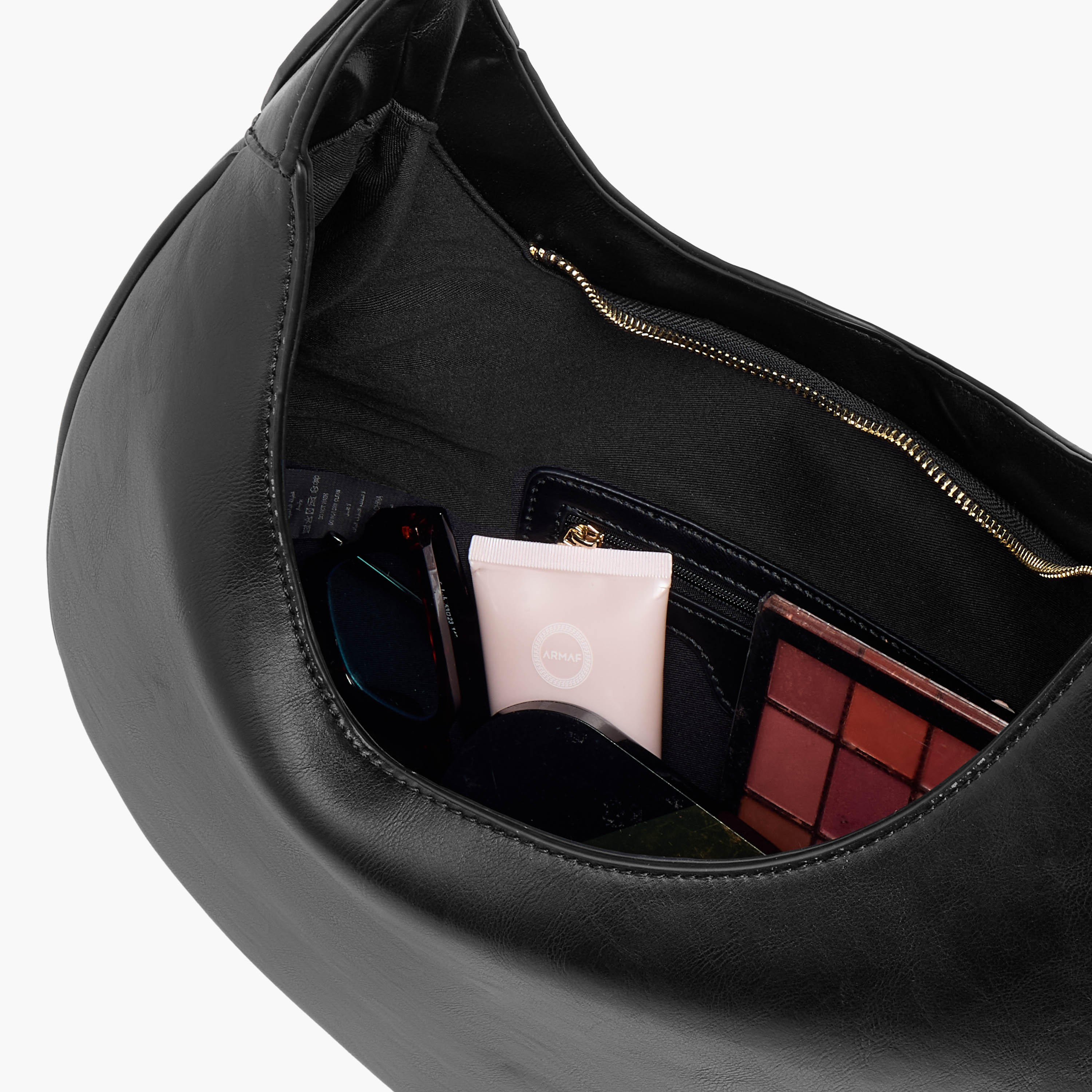 Le Confort Solid Shoulder Bag with Zip Closure-women-bagsandwallets-handbags-image-7