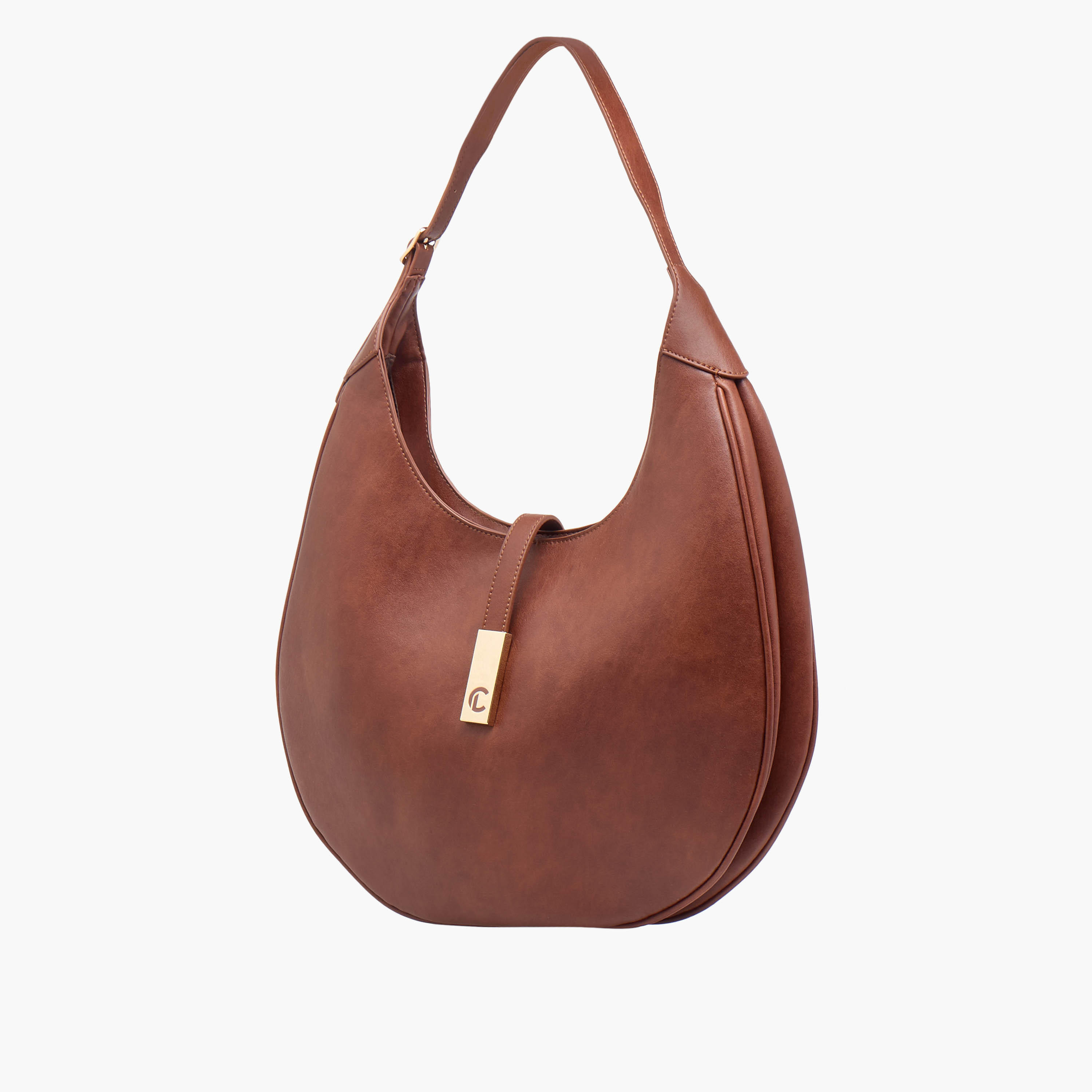 Le Confort Solid Shoulder Bag with Zip Closure-women-bagsandwallets-handbags-image-3