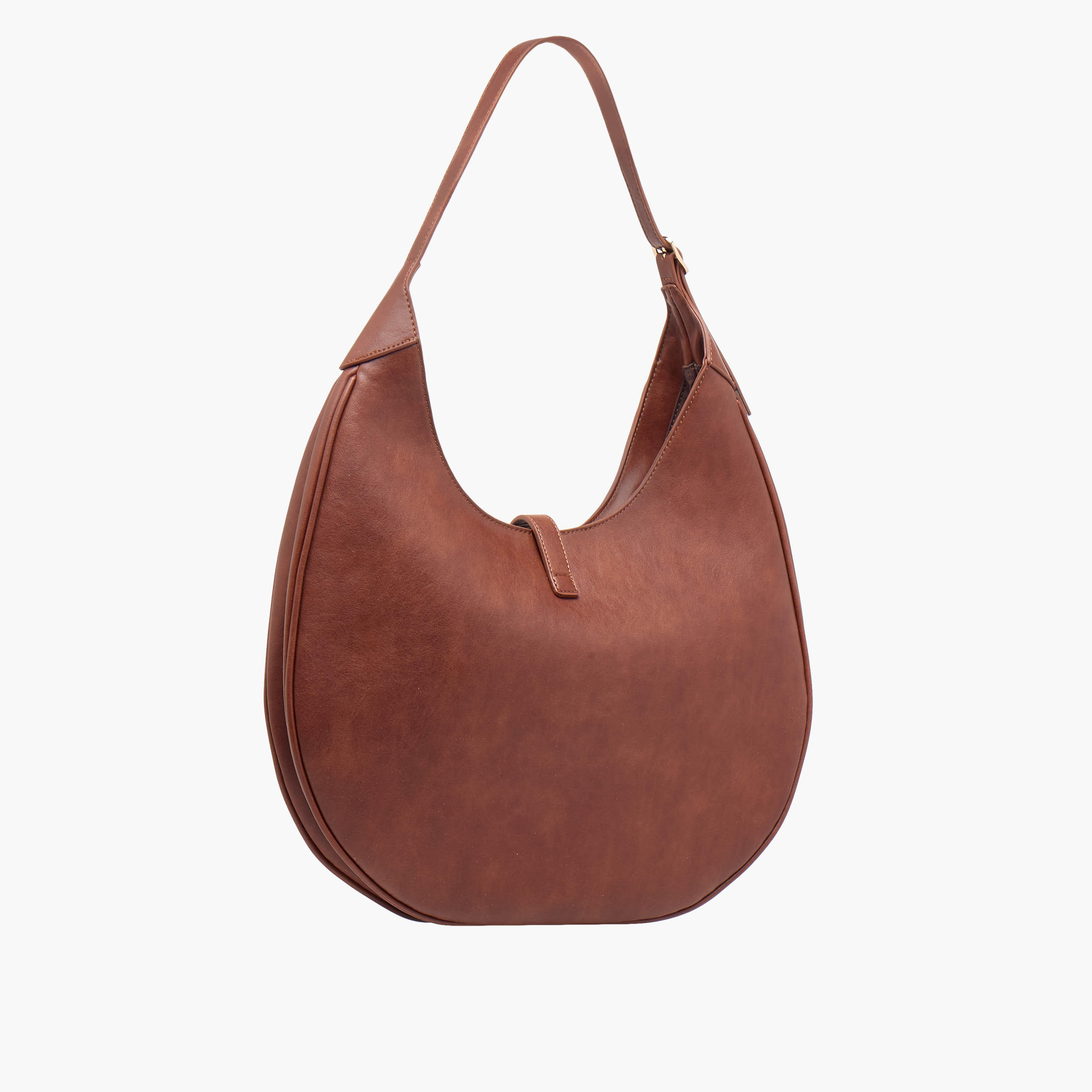 Le Confort Solid Shoulder Bag with Zip Closure-women-bagsandwallets-handbags-image-4