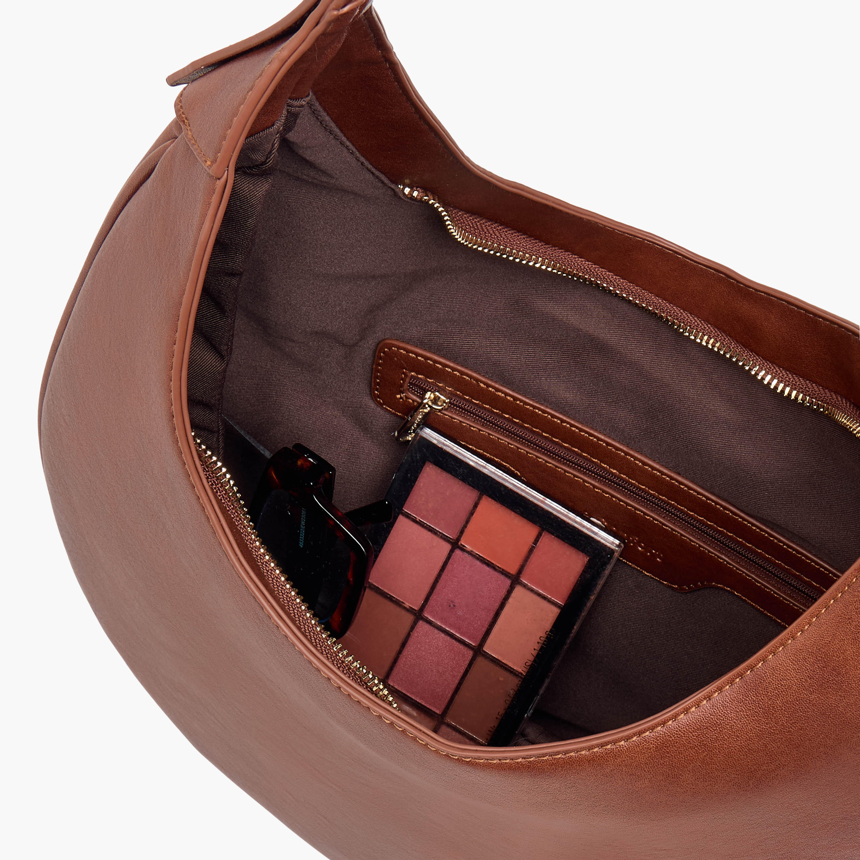 Le Confort Solid Shoulder Bag with Zip Closure-women-bagsandwallets-handbags-image-7