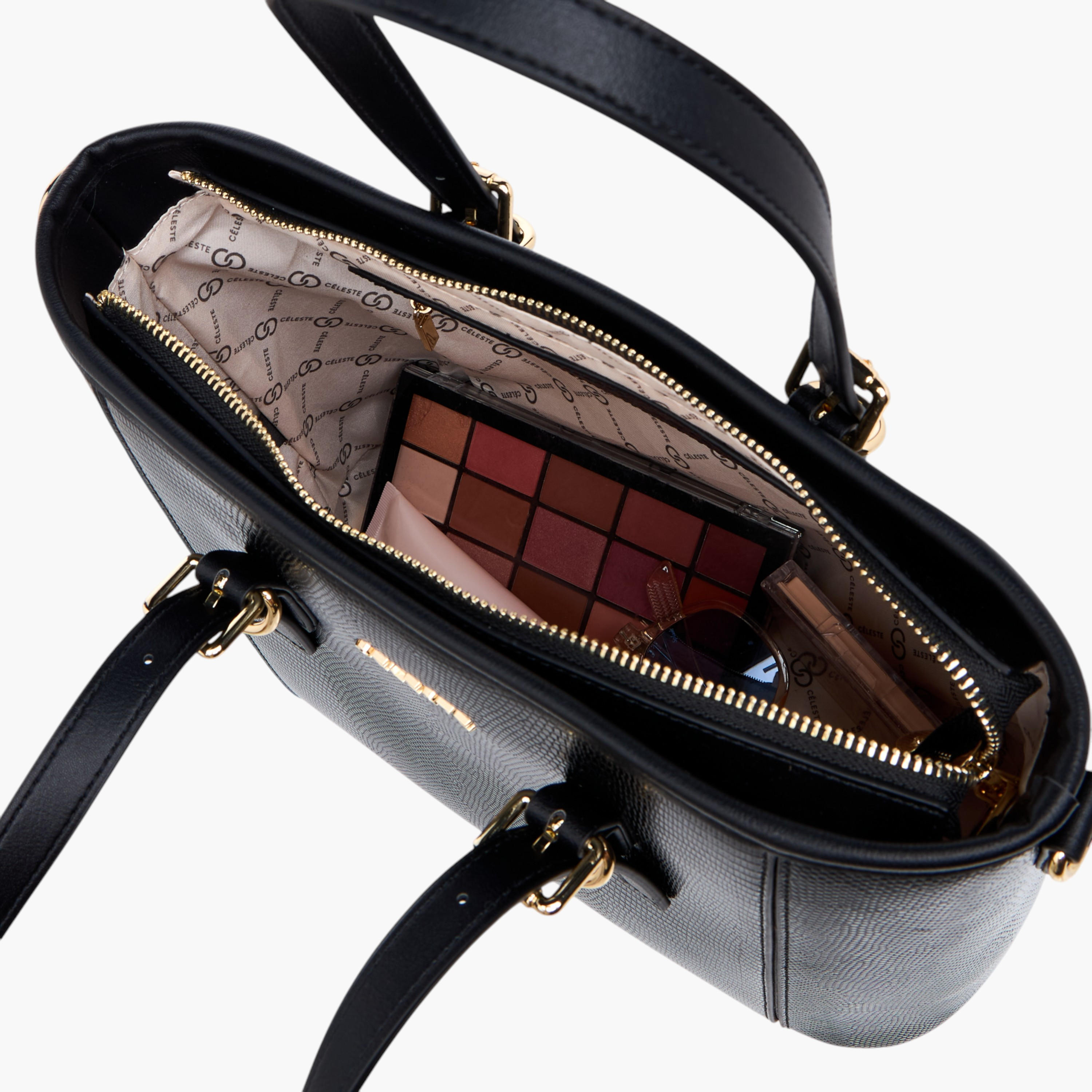شنطة توتي بارزة الملمس بحزام قابل للفصل ومقابض مزدوجة من سيليست-women-bagsandwallets-handbags-image-9