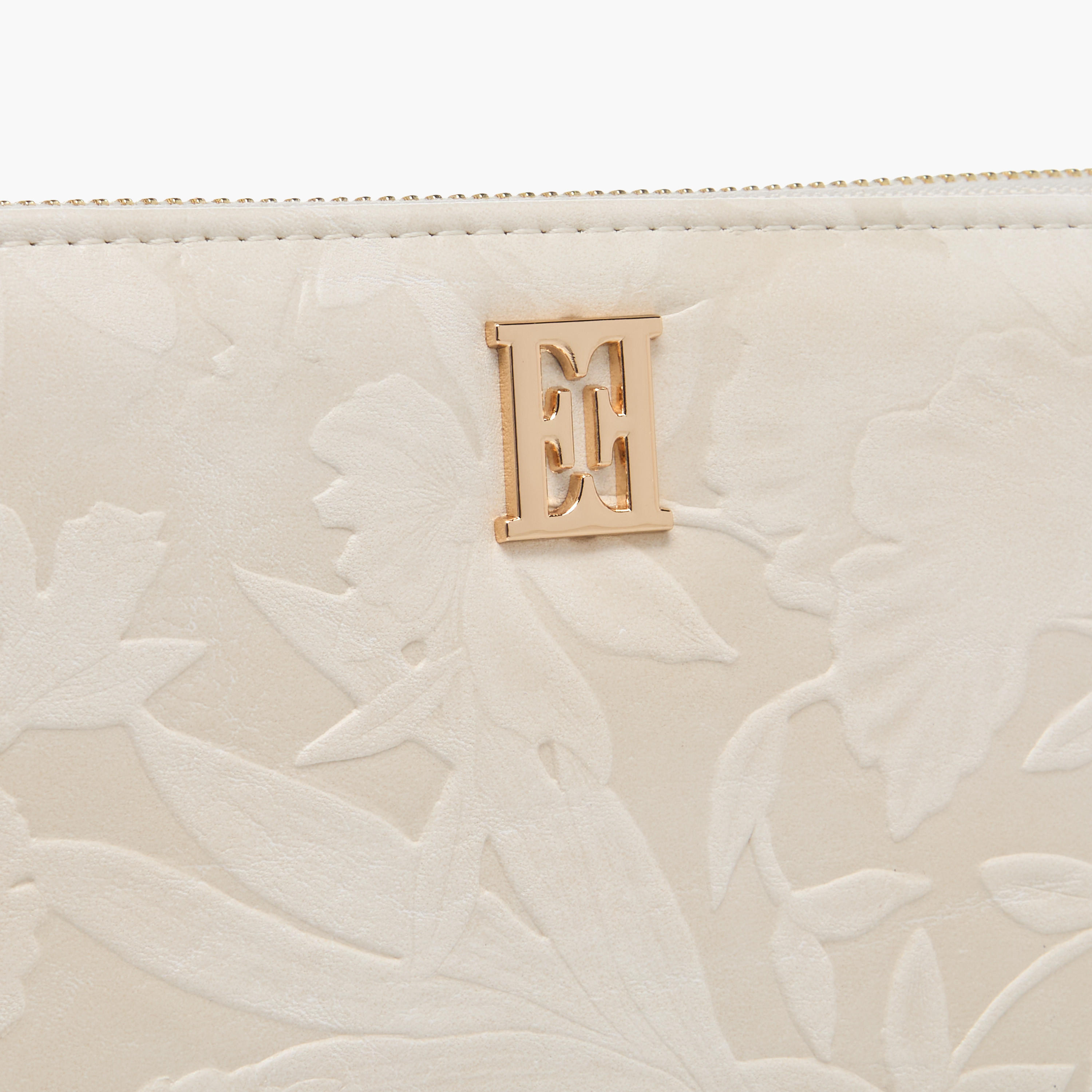 Elle Floral Embossed Zip-Around Wallet-women-bagsandwallets-wallets-image-3