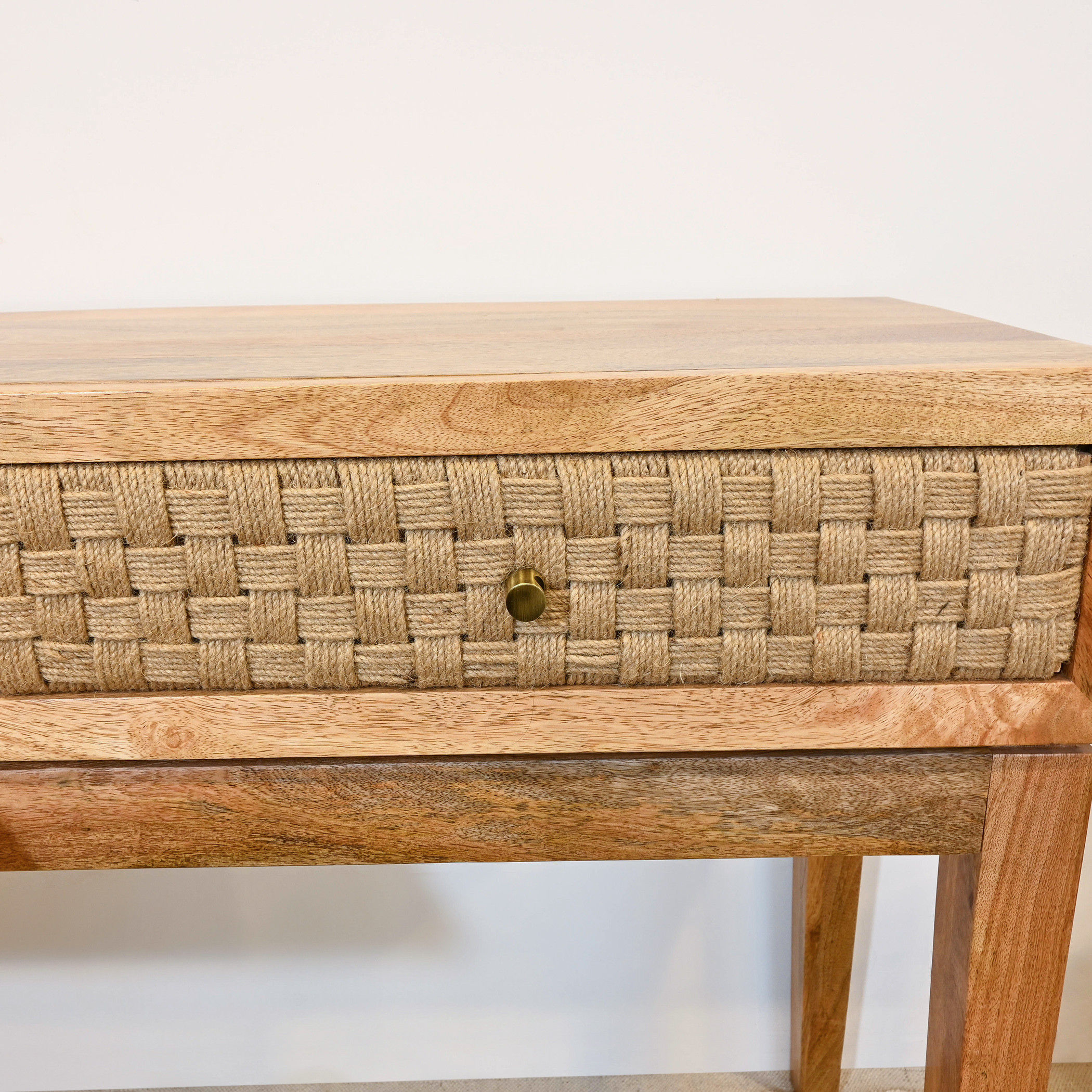 Crafted by Lifestyle Wooden Top Console Table - 140x40x76 cms-furniture-livingroom-coffeetables-image-5