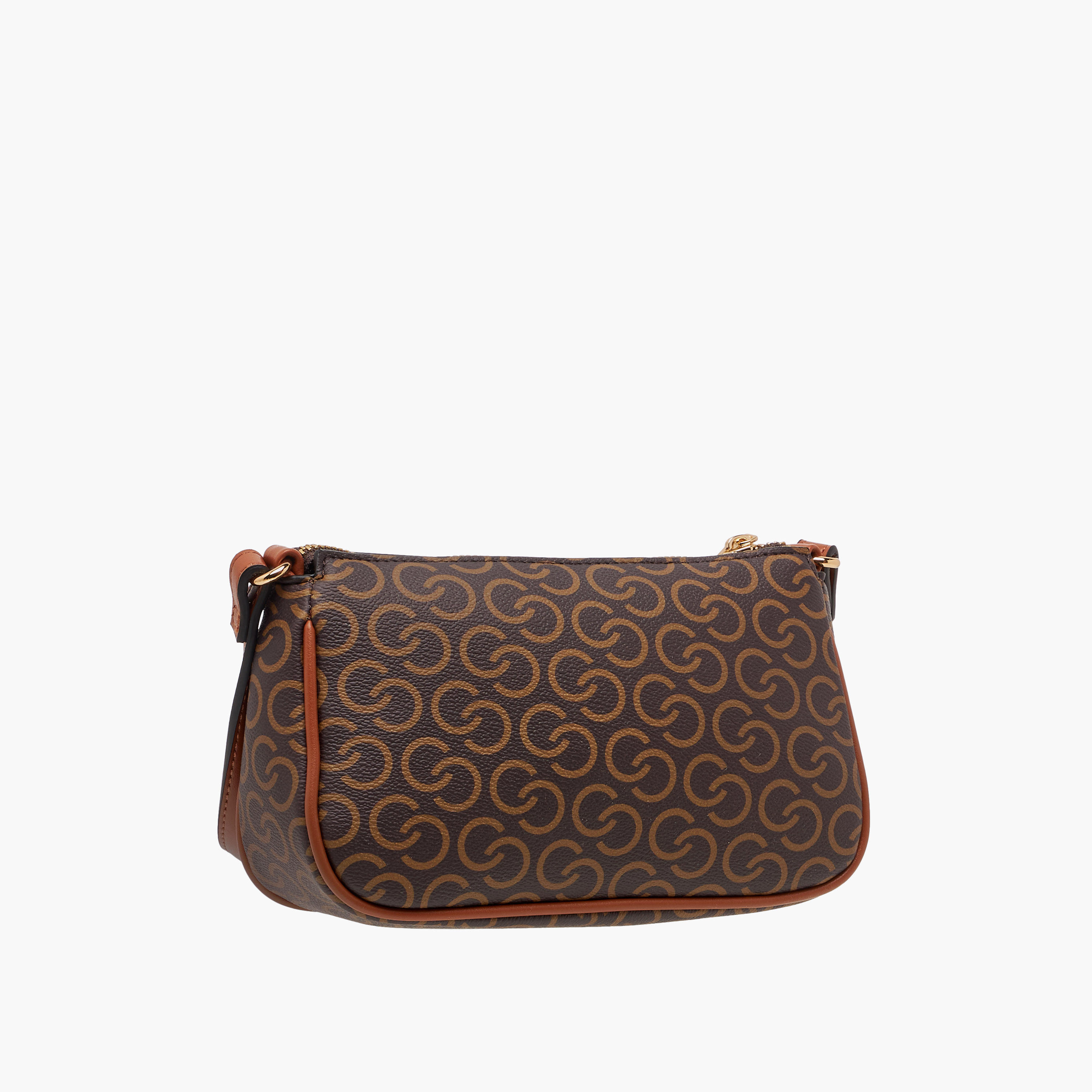 Celeste Monogram Print Crossbody Bag with Adjustable Strap and Zip Closure-women-bagsandwallets-handbags-image-4