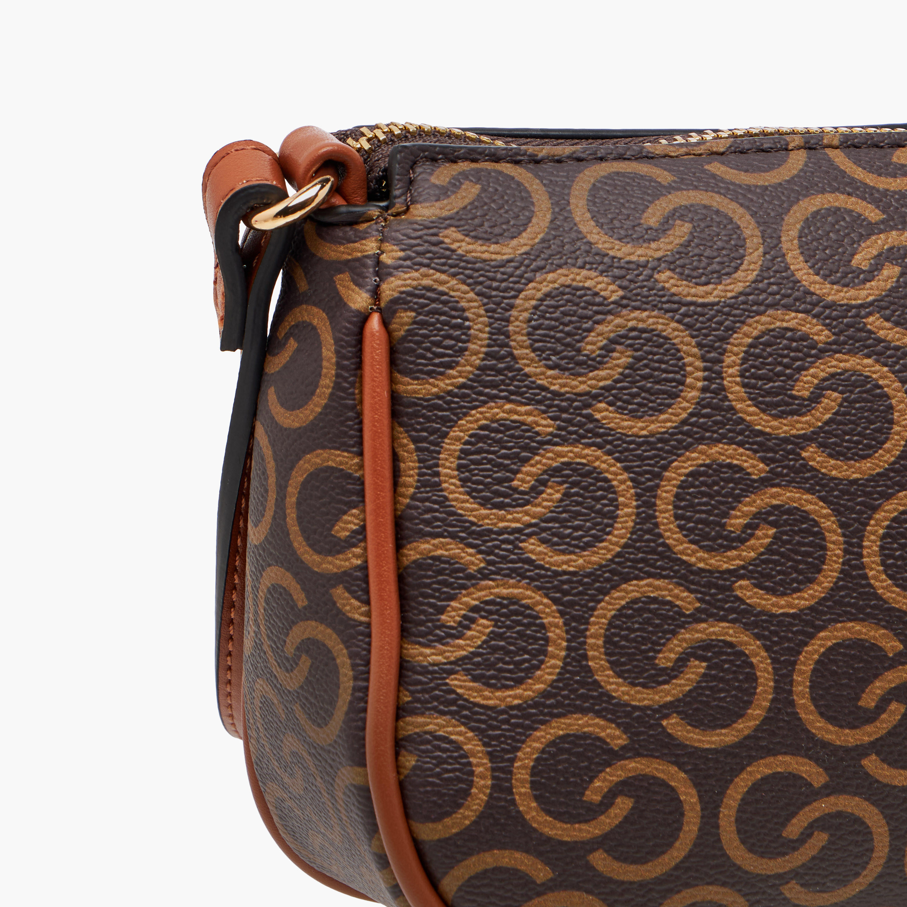Celeste Monogram Print Crossbody Bag with Adjustable Strap and Zip Closure-women-bagsandwallets-handbags-image-6