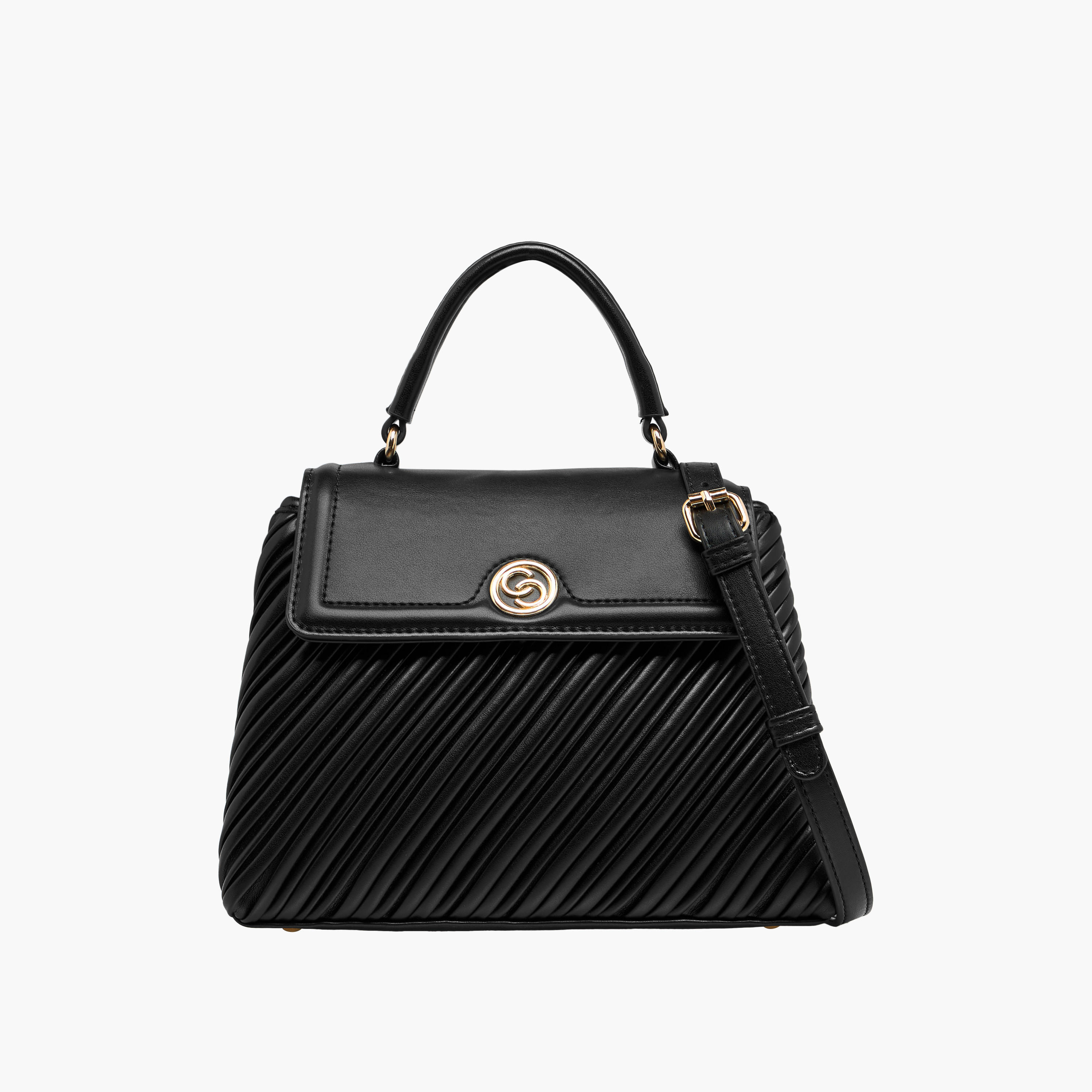 شنطة ساتشيل بكسرات ومقبض حمل وزر إغلاق من سيليست-women-bagsandwallets-handbags-image-1