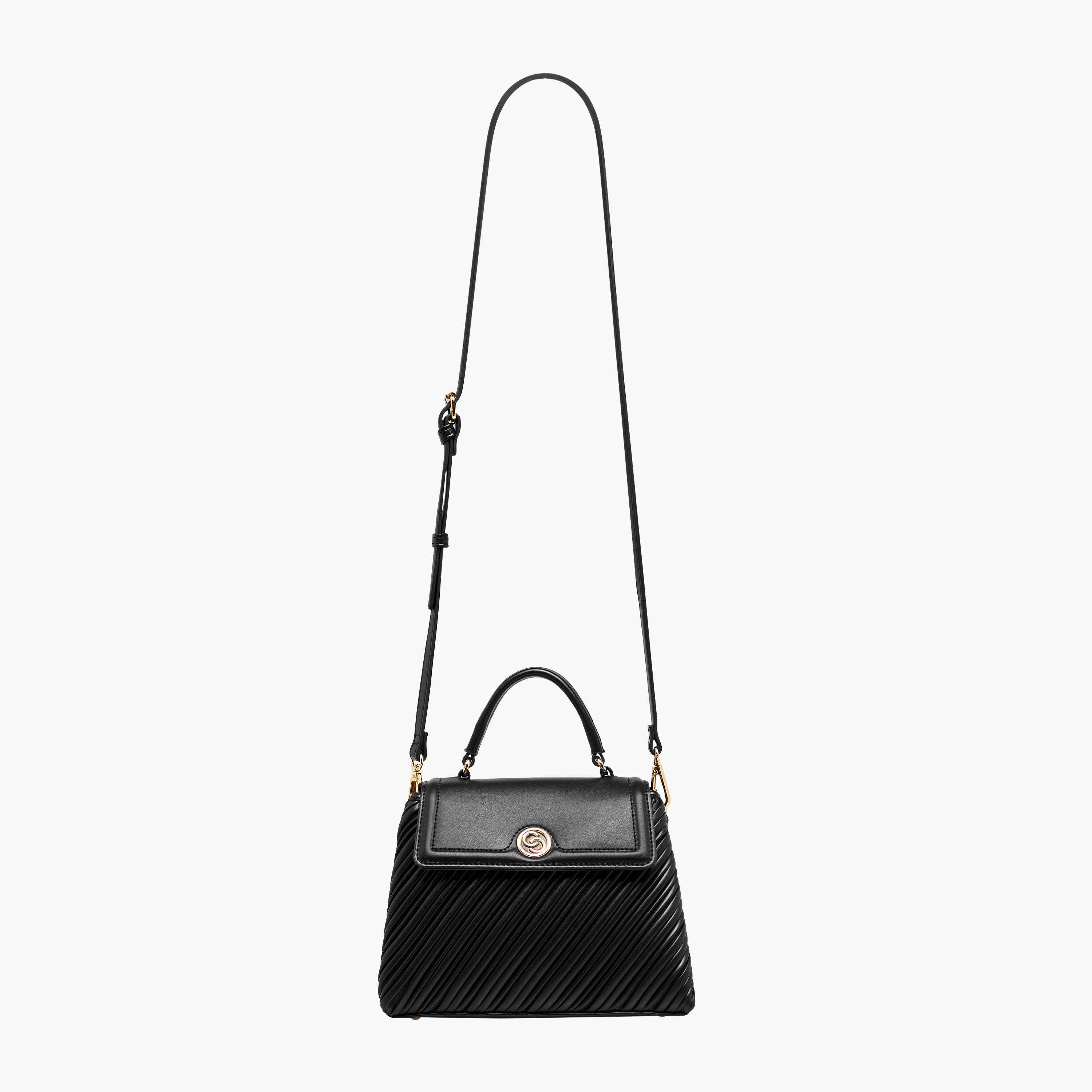 شنطة ساتشيل بكسرات ومقبض حمل وزر إغلاق من سيليست-women-bagsandwallets-handbags-image-4