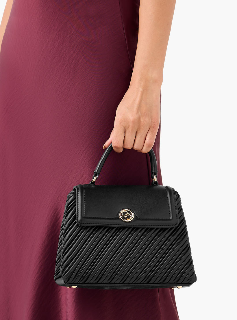 شنطة ساتشيل بكسرات ومقبض حمل وزر إغلاق من سيليست-women-bagsandwallets-handbags-image-9