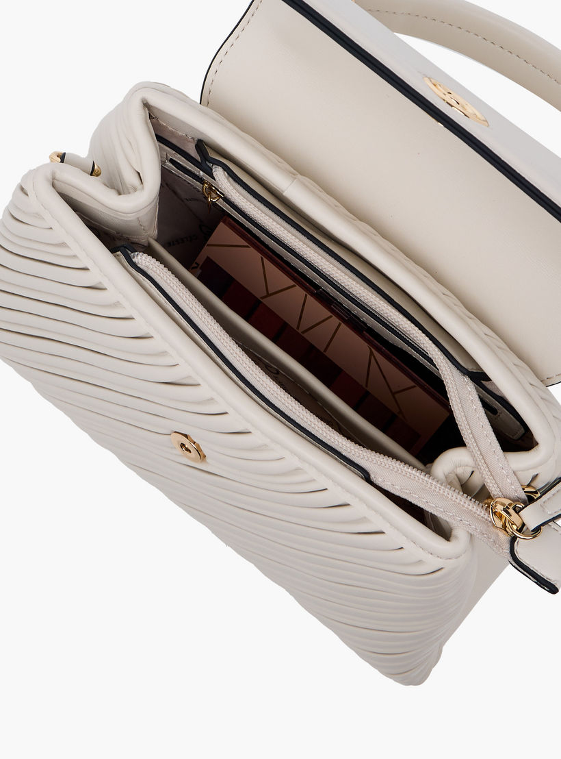 Celeste Pleated Satchel Bag with Grab Handle and Button Closure-women-bagsandwallets-handbags-image-10