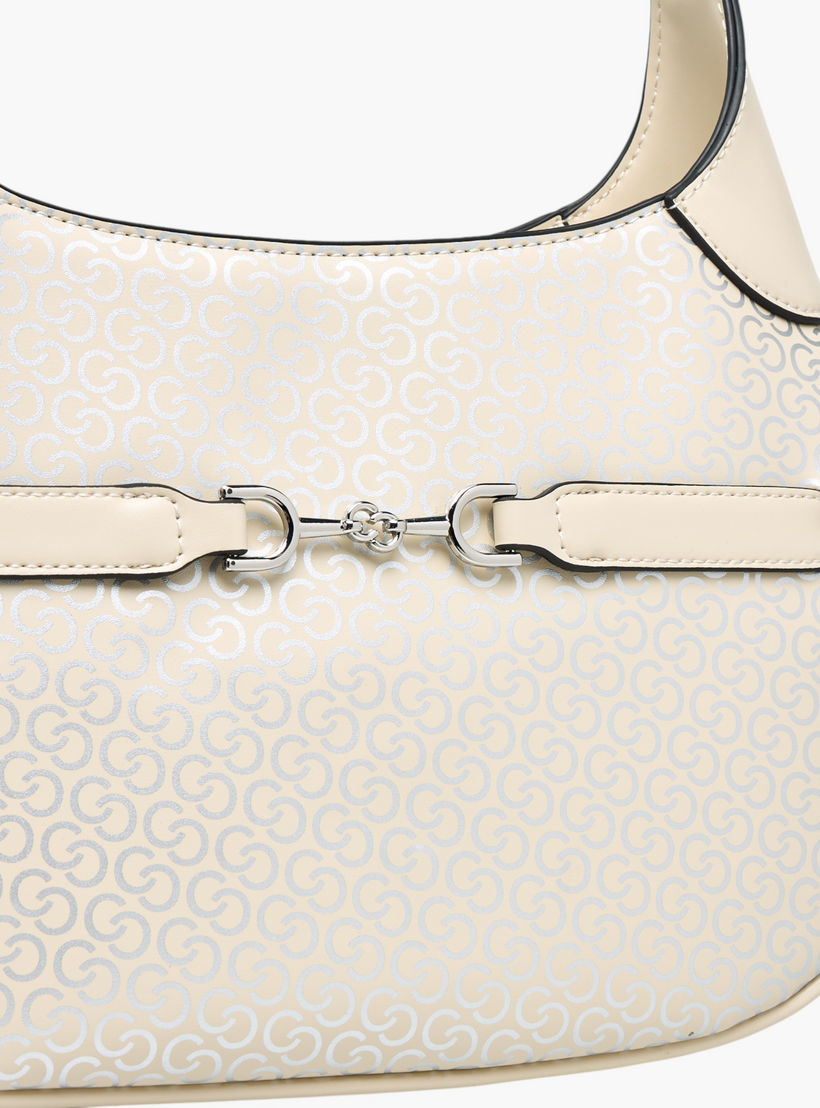 شنطة كتف بحزام قابل للفصل وسحاب إغلاق وطبعات مونوجرام من سيليست-women-bagsandwallets-handbags-image-6