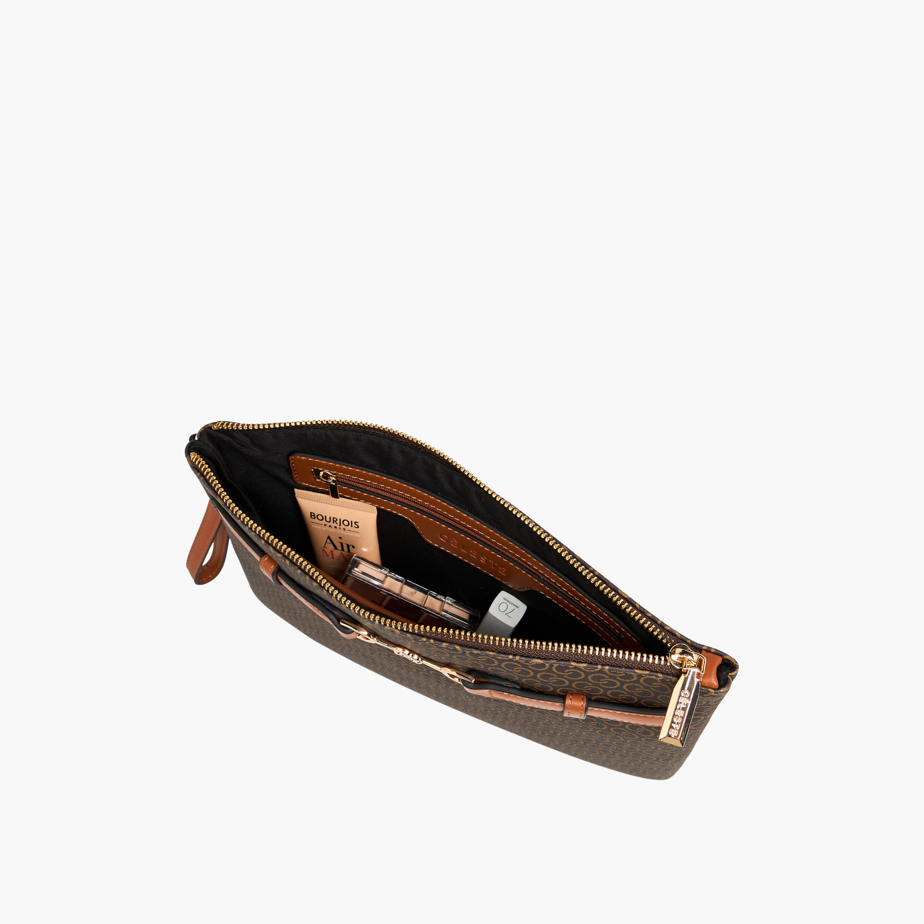 Celeste Monogram Print Clutch with Zip Closure-women-bagsandwallets-handbags-image-7