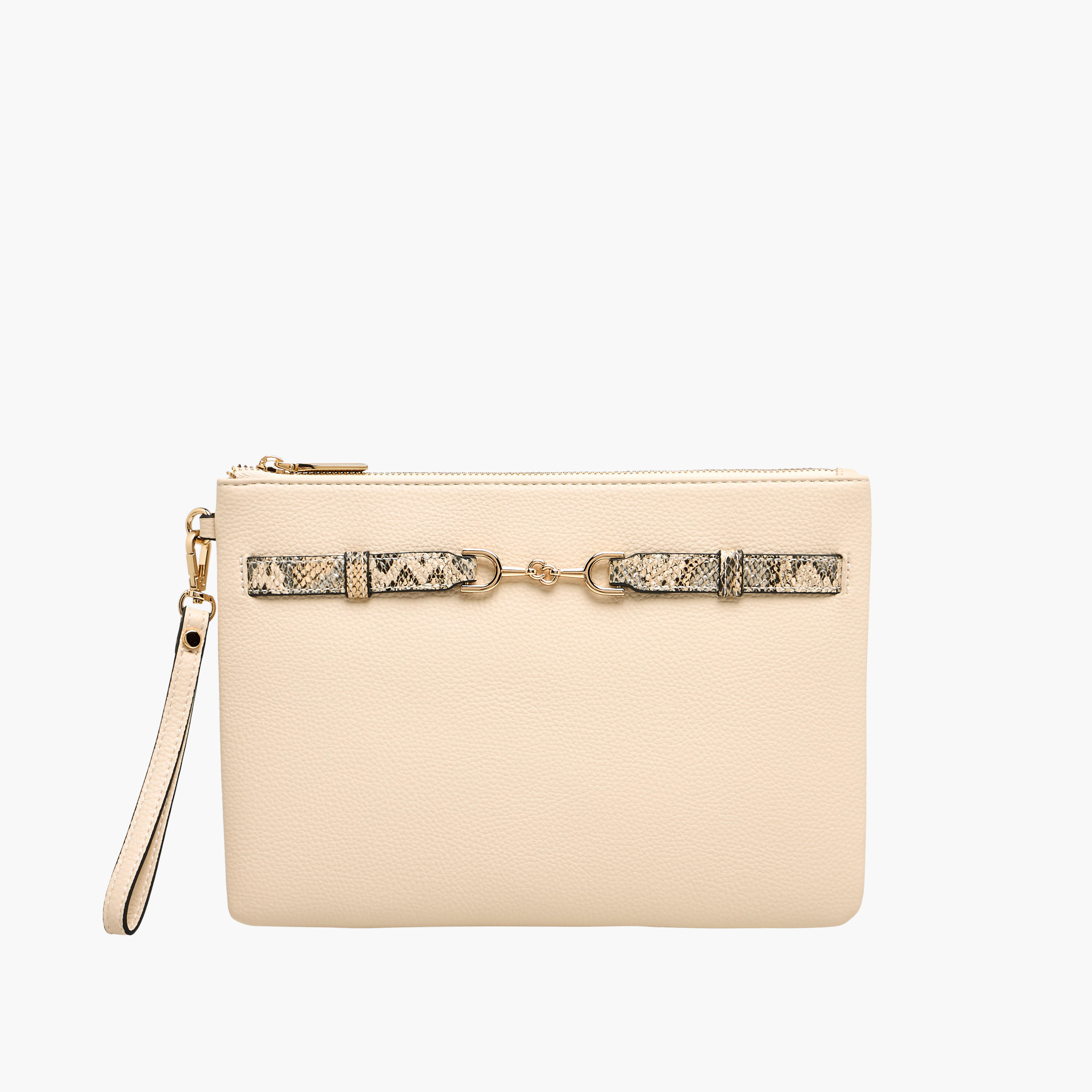 شنطة كلاتش بارزة الملمس بسحاب إغلاق من سيليست-women-bagsandwallets-handbags-image-1
