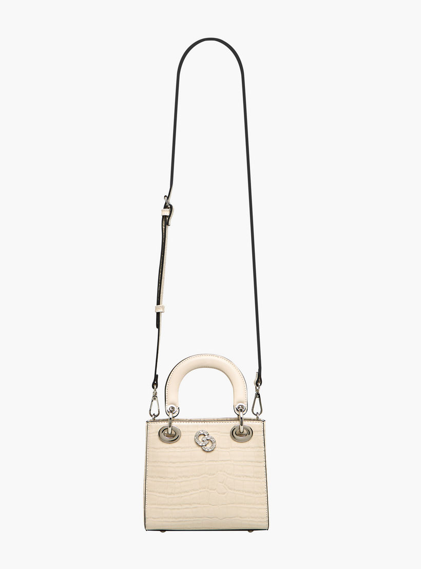 شنطة توتي بارزة الملمس بحزام قابل للفصل وزر إغلاق من سيليست-women-bagsandwallets-handbags-image-4