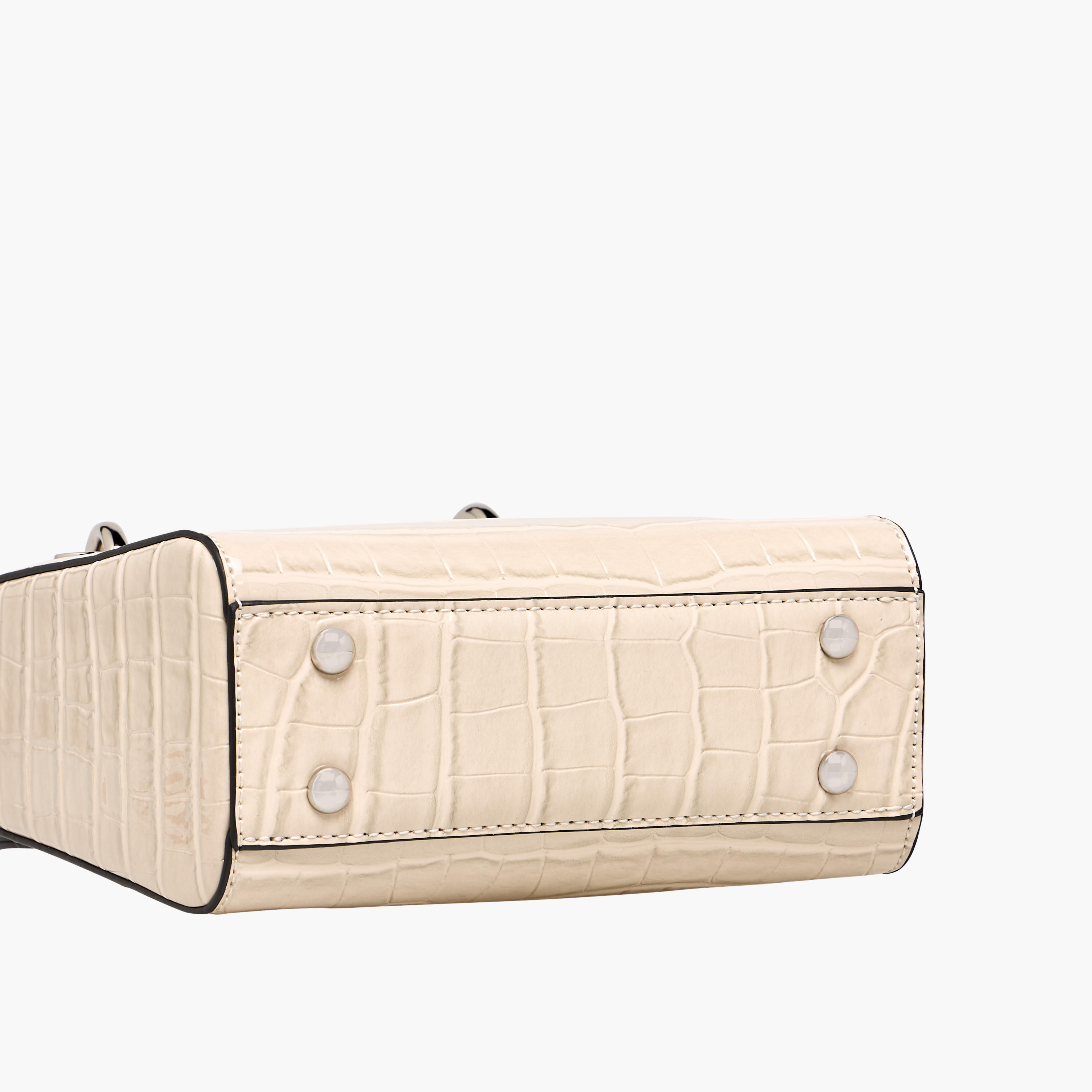 شنطة توتي بارزة الملمس بحزام قابل للفصل وزر إغلاق من سيليست-women-bagsandwallets-handbags-image-10