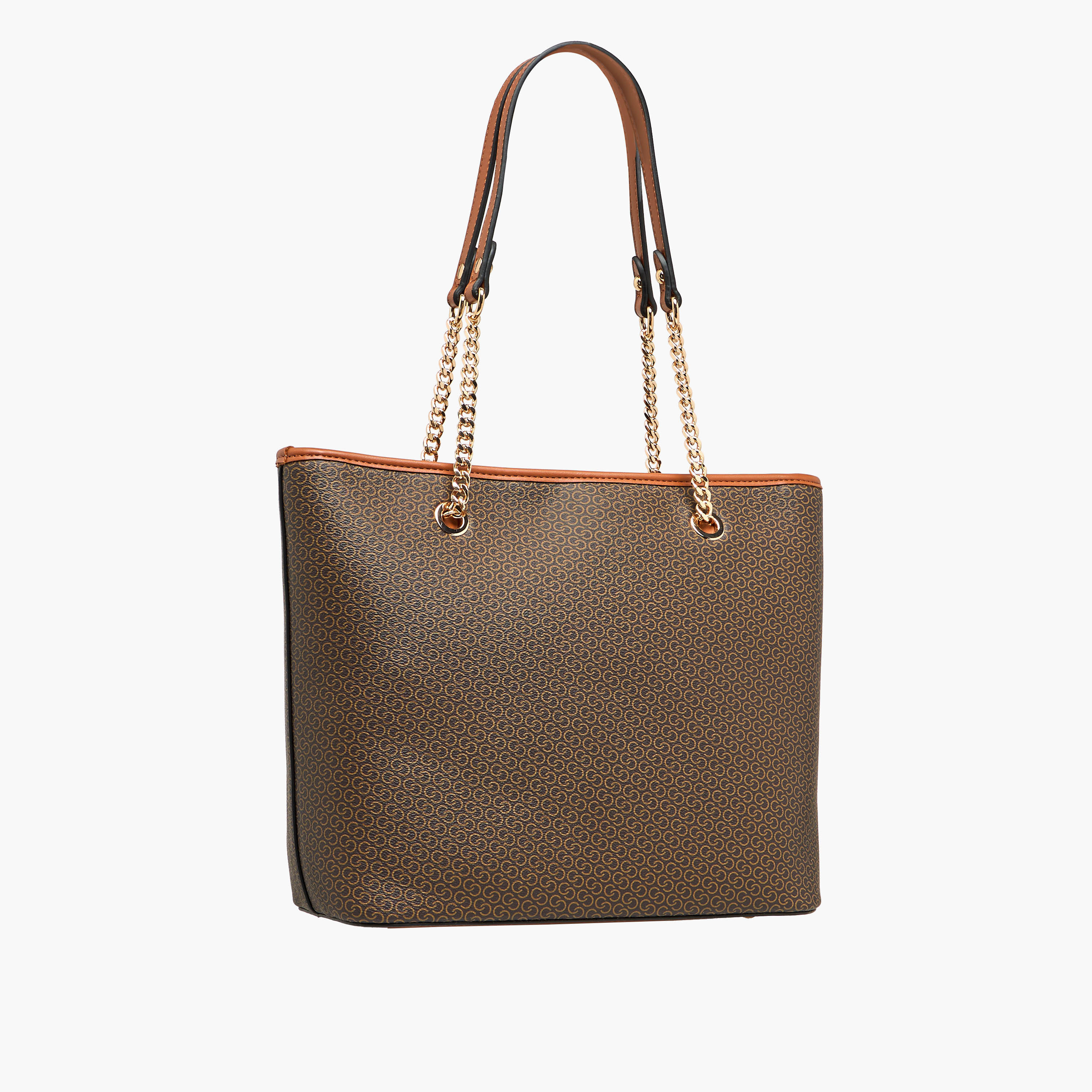 شنطة توتي بطبعات مونوجرام وسحاب إغلاق من سيليست-women-bagsandwallets-handbags-image-4