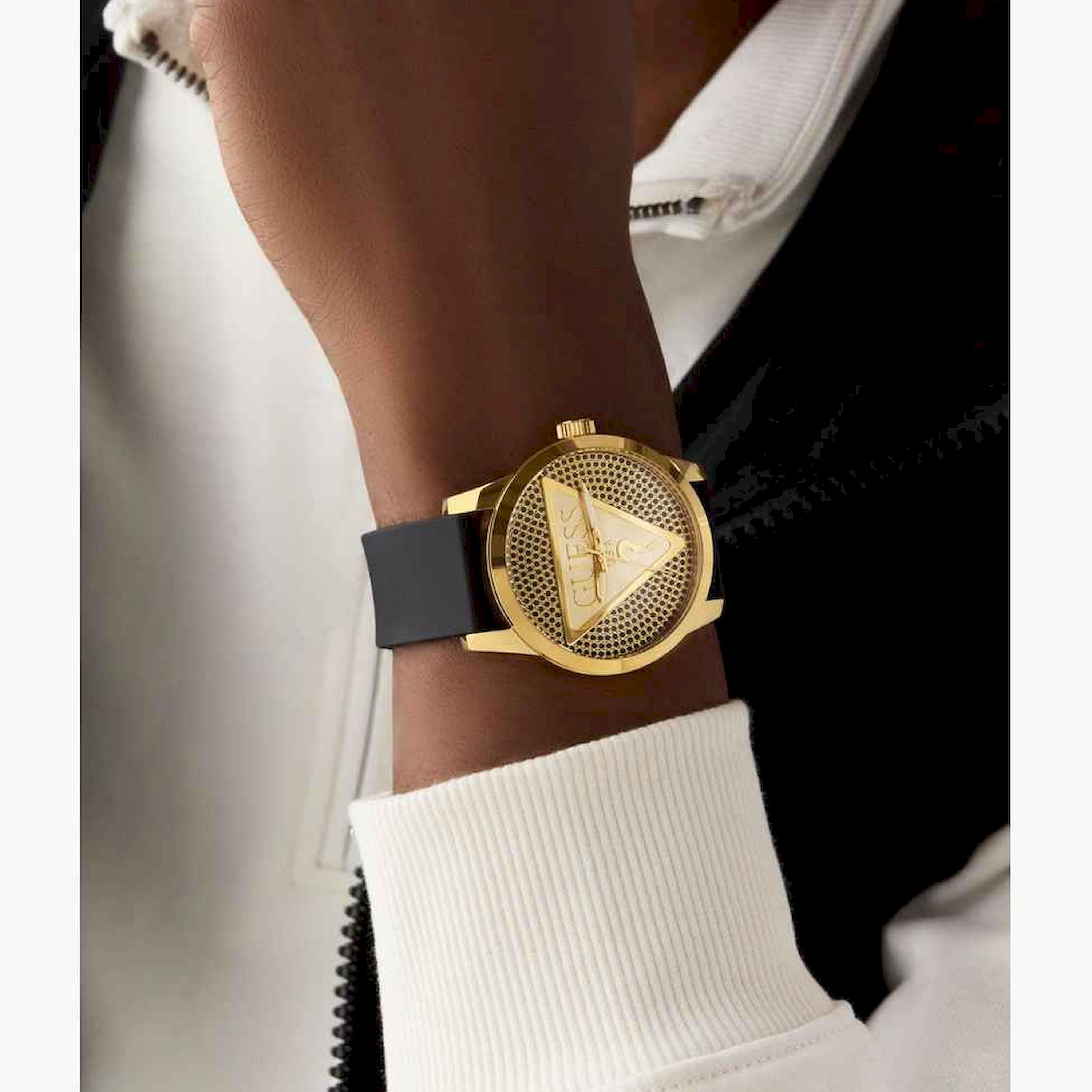 غيس- ساعة تناظرية للرجال سوار ستانلس ستيل 44مم لون أسود | GW0916G1-men-watchesandjewellery-watches-image-2