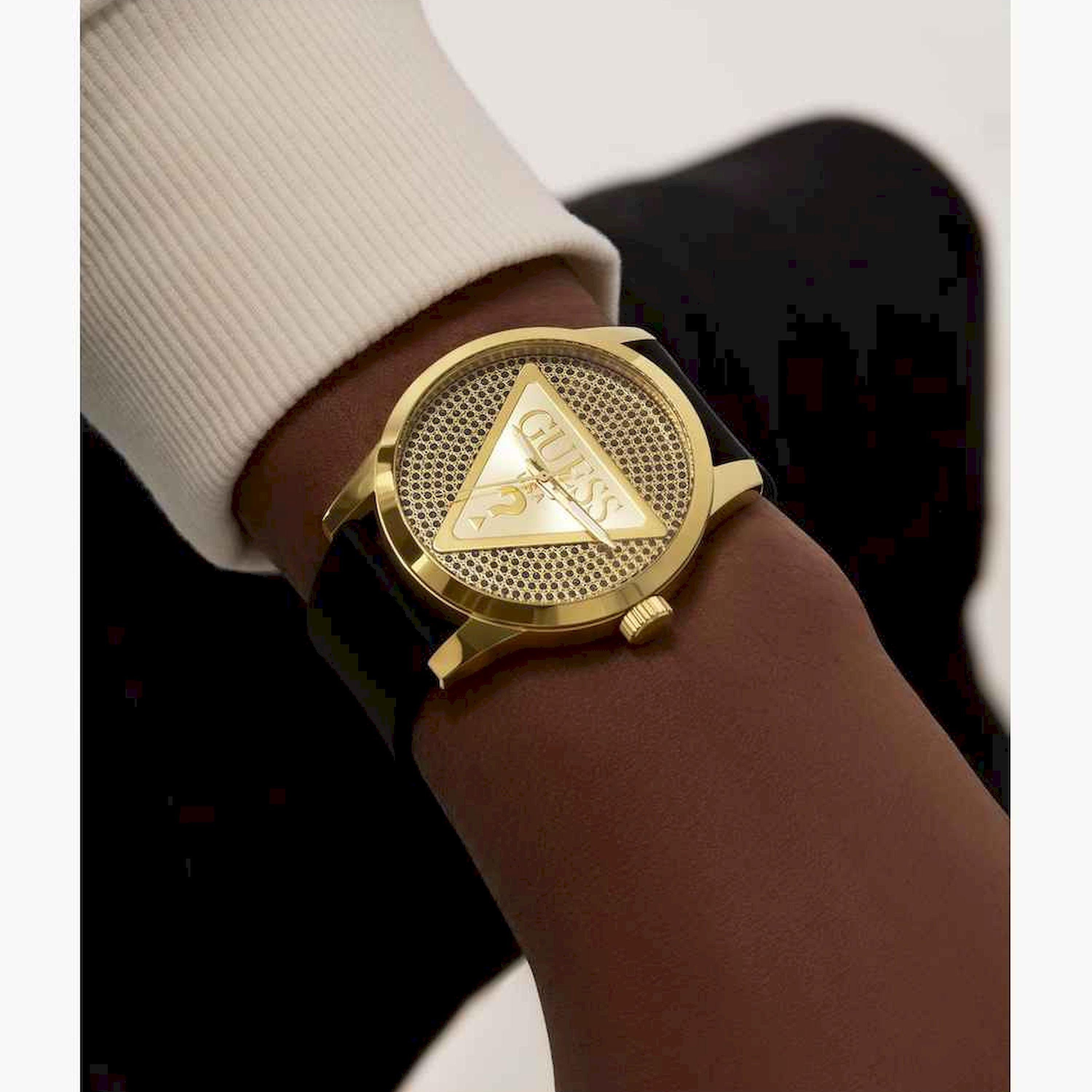غيس- ساعة تناظرية للرجال سوار ستانلس ستيل 44مم لون أسود | GW0916G1-men-watchesandjewellery-watches-image-3