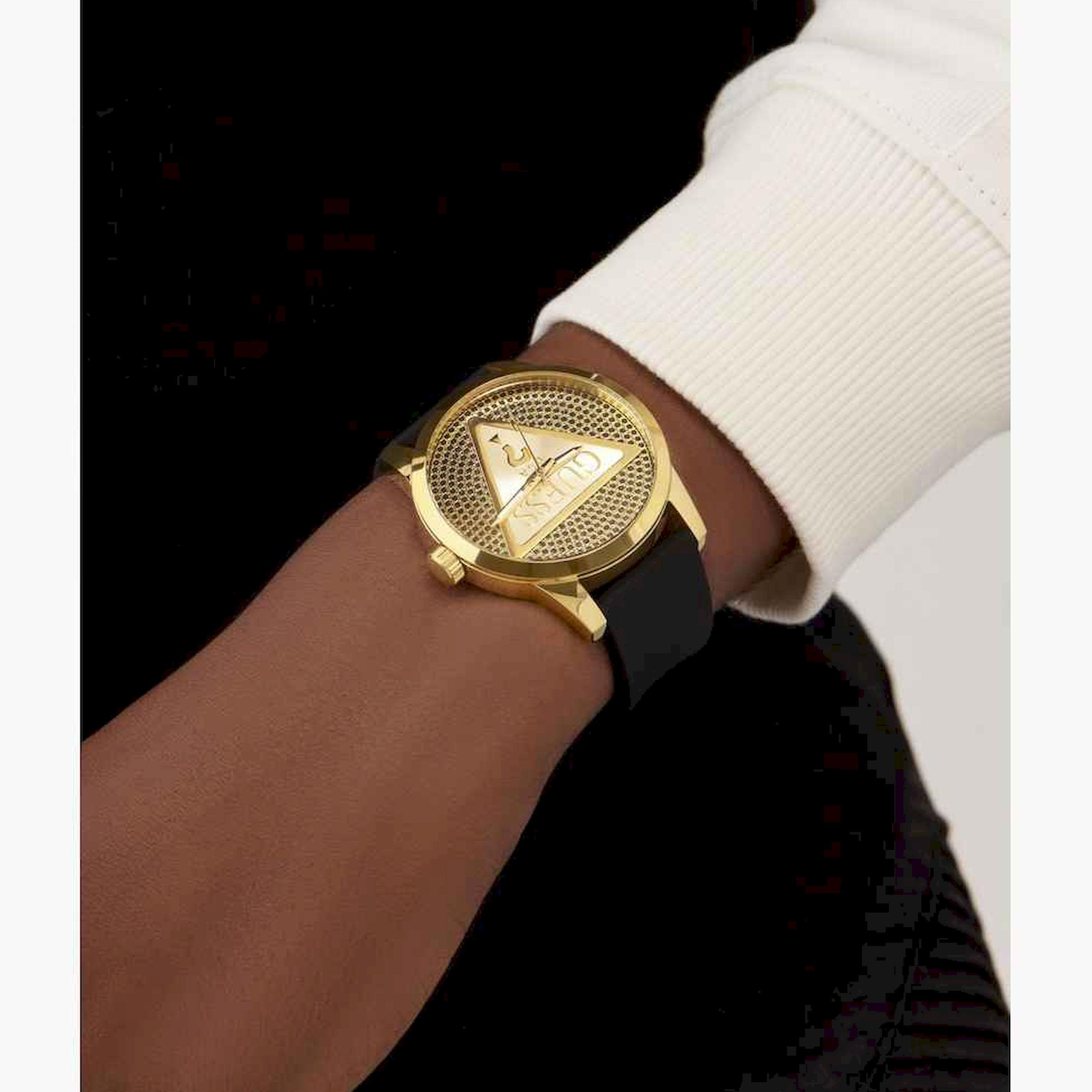 غيس- ساعة تناظرية للرجال سوار ستانلس ستيل 44مم لون أسود | GW0916G1-men-watchesandjewellery-watches-image-4