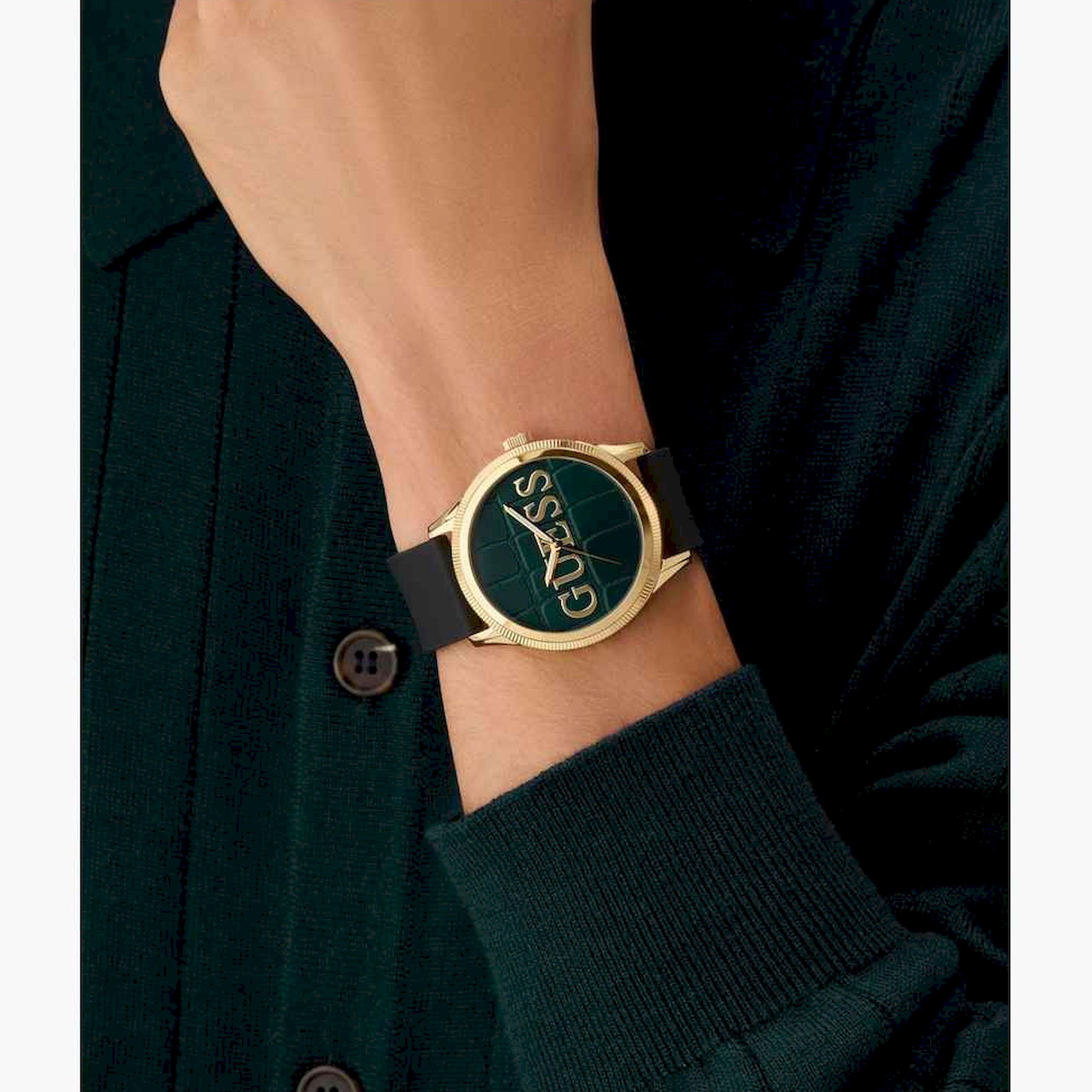 Guess Men's 44MM Black Analog Stainless Steel Strap Watch | GW0887G2-men-watchesandjewellery-watches-image-4