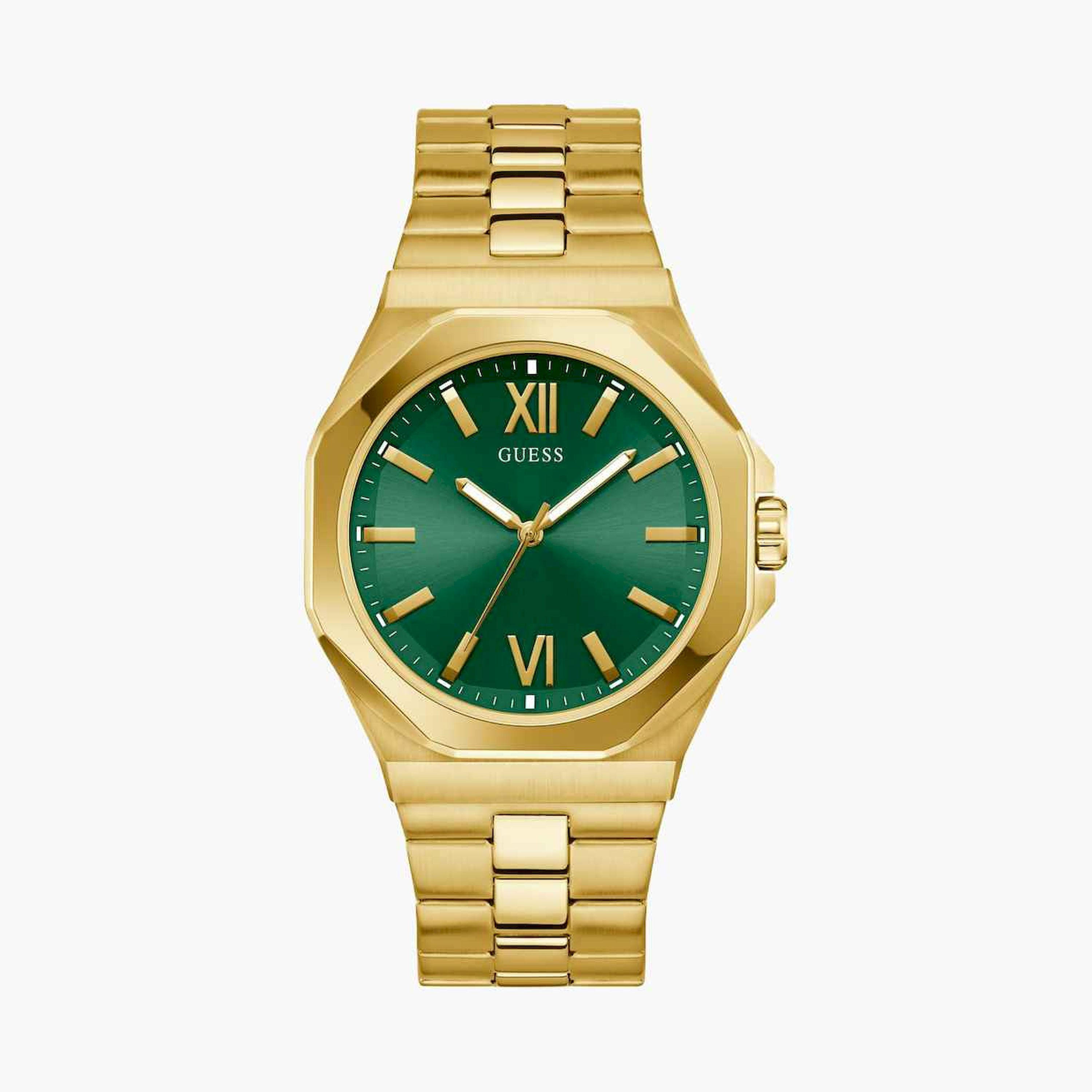 غيس- ساعة تناظرية للرجال سوار ستانلس ستيل 42مم لون ذهبي | GW0849G2-men-watchesandjewellery-watches-image-1