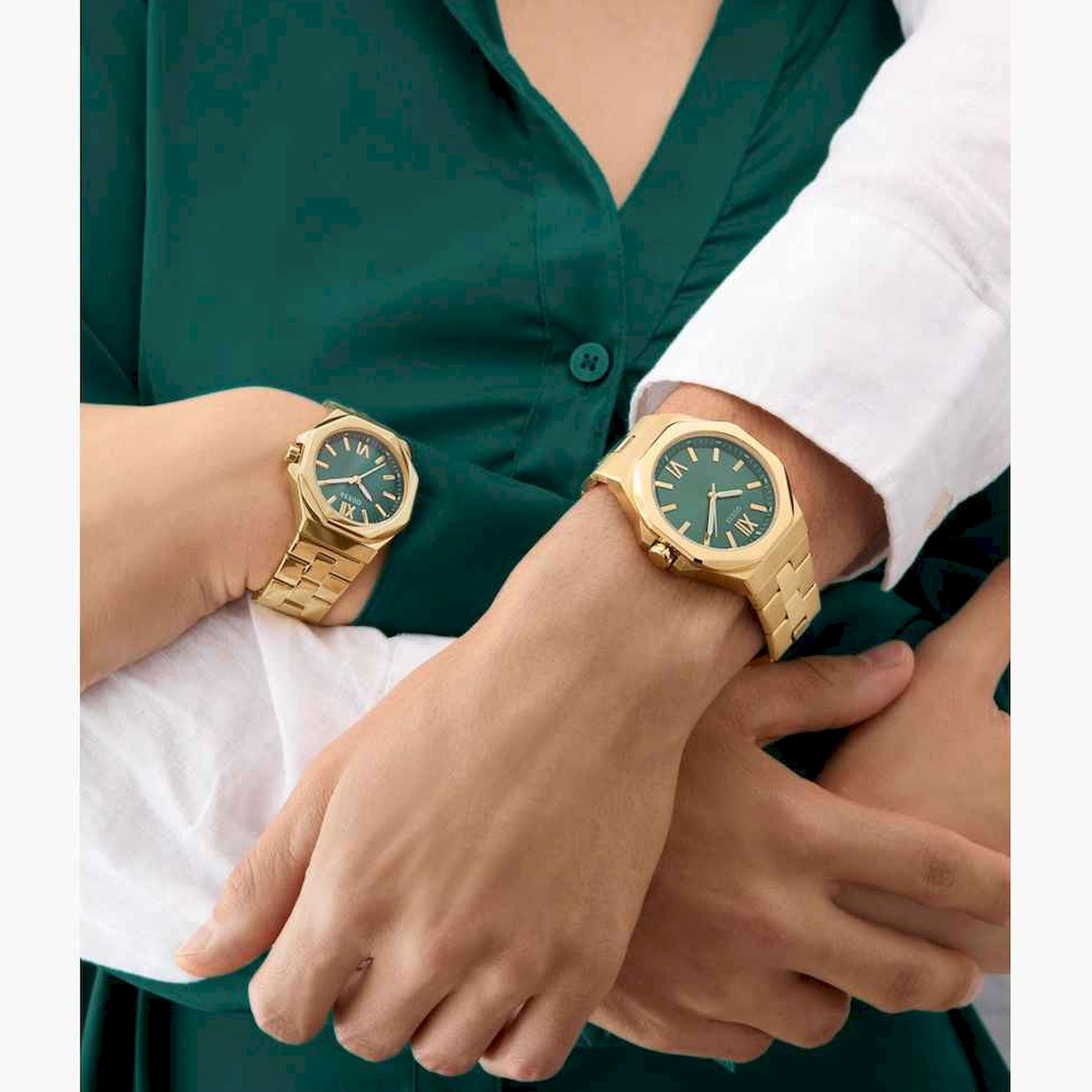غيس- ساعة تناظرية للرجال سوار ستانلس ستيل 42مم لون ذهبي | GW0849G2-men-watchesandjewellery-watches-image-5