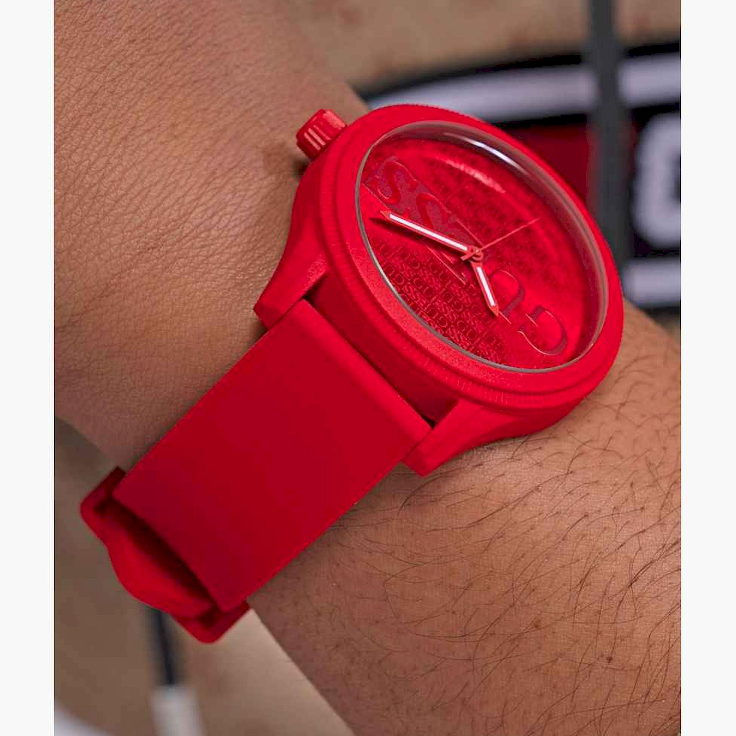 Guess Men's 45MM Red Analog Silicone Strap Watch | GW0780G2-men-watchesandjewellery-watches-image-4